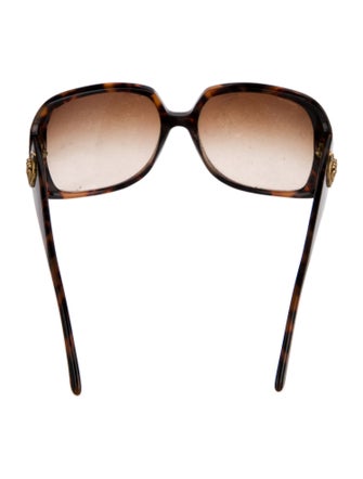 Versace Square Gradient Sunglasses