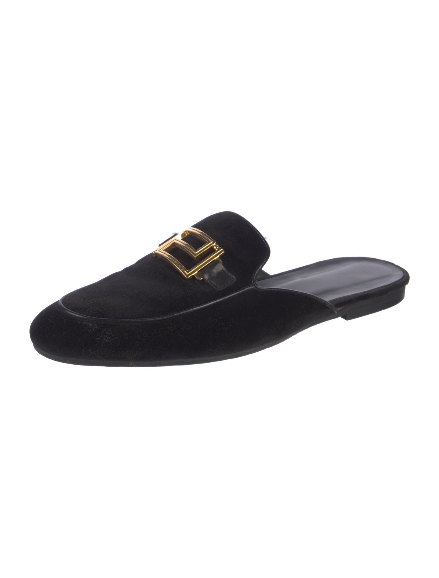 Versace Suede Slippers