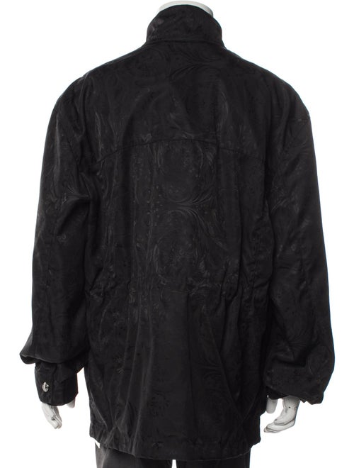 Versace Plaid Print Utility Jacket