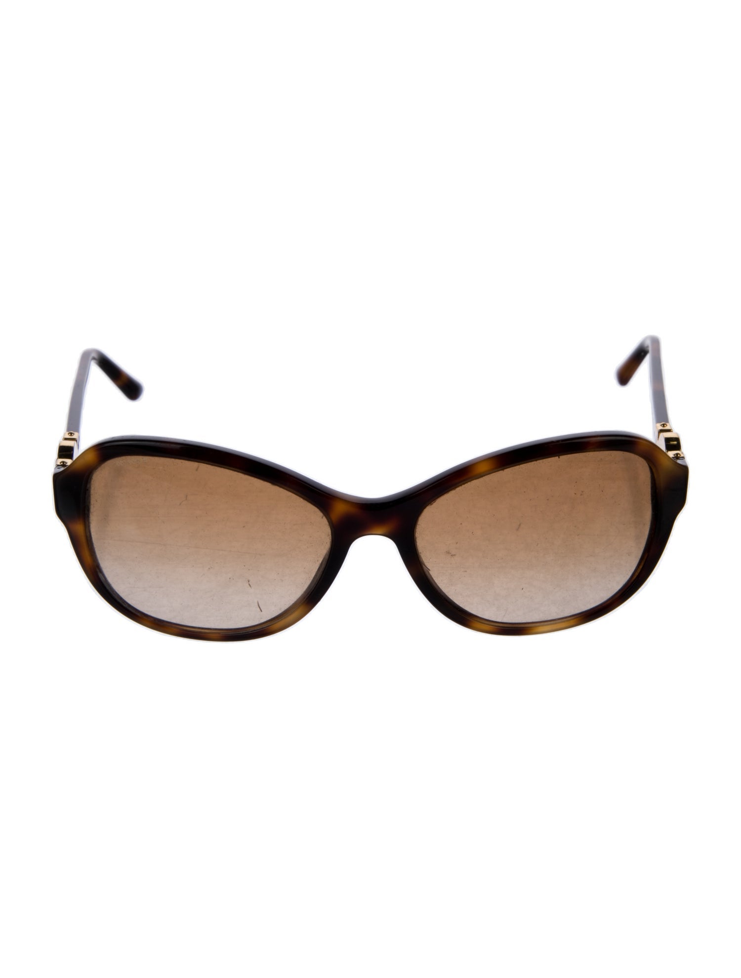 Versace Round Gradient Sunglasses