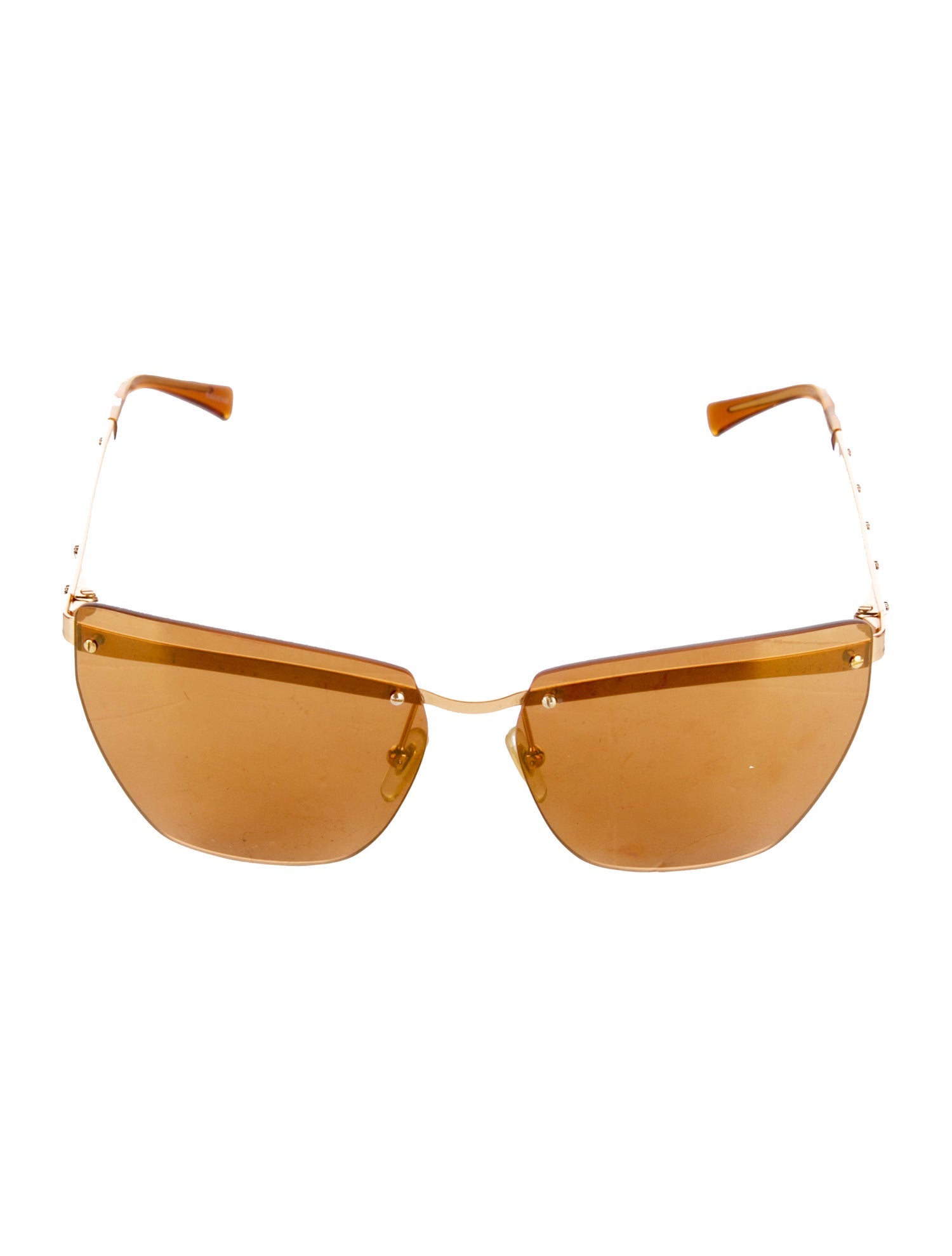 Versace Cat-Eye Mirrored Sunglasses