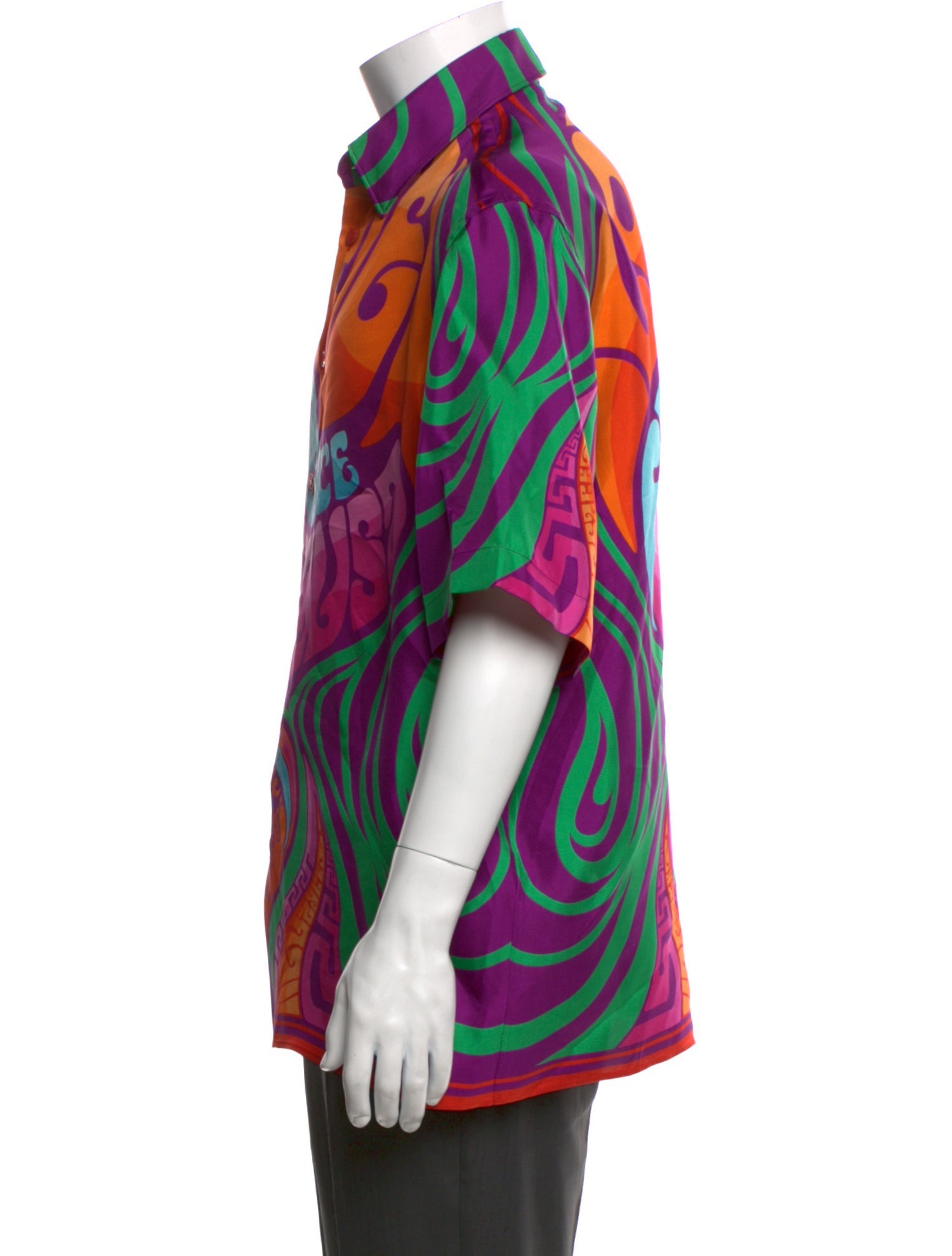 Versace Silk Printed Shirt