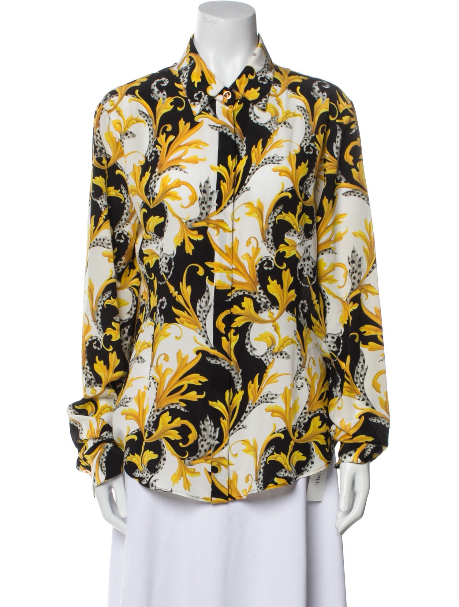 Versace Button Up Top