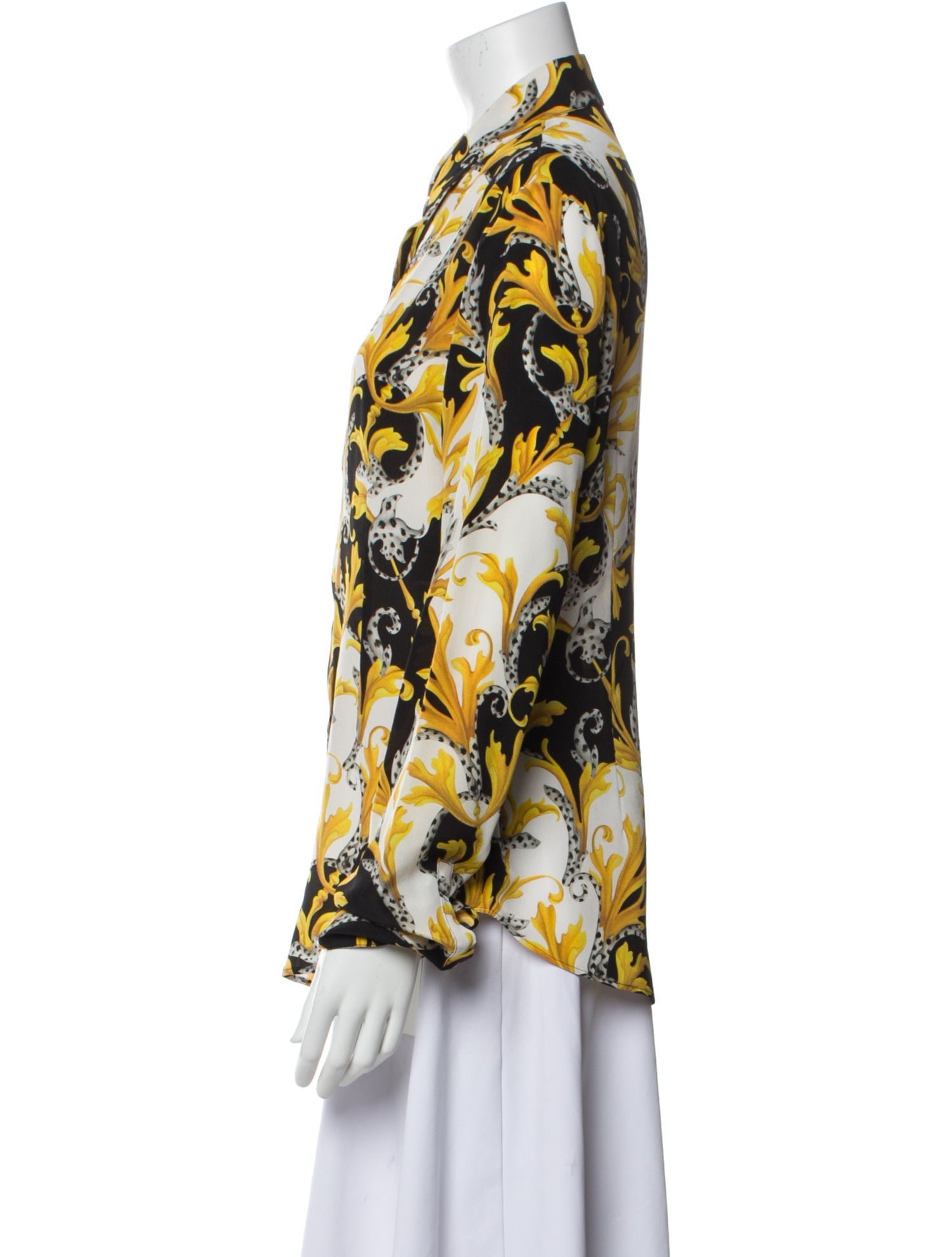 Versace Button Up Top