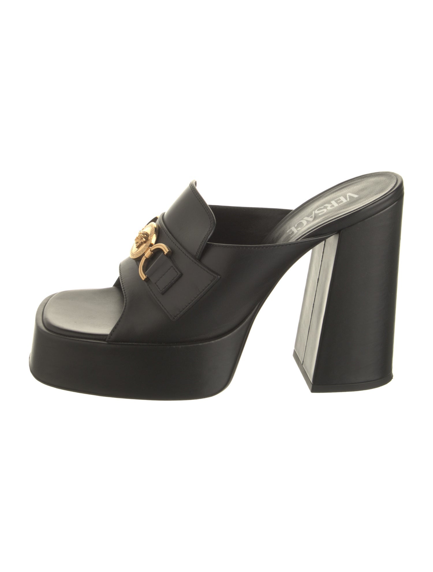 Versace Leather Slides