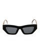 Versace Medusa Insignia Cat-Eye Sunglasses