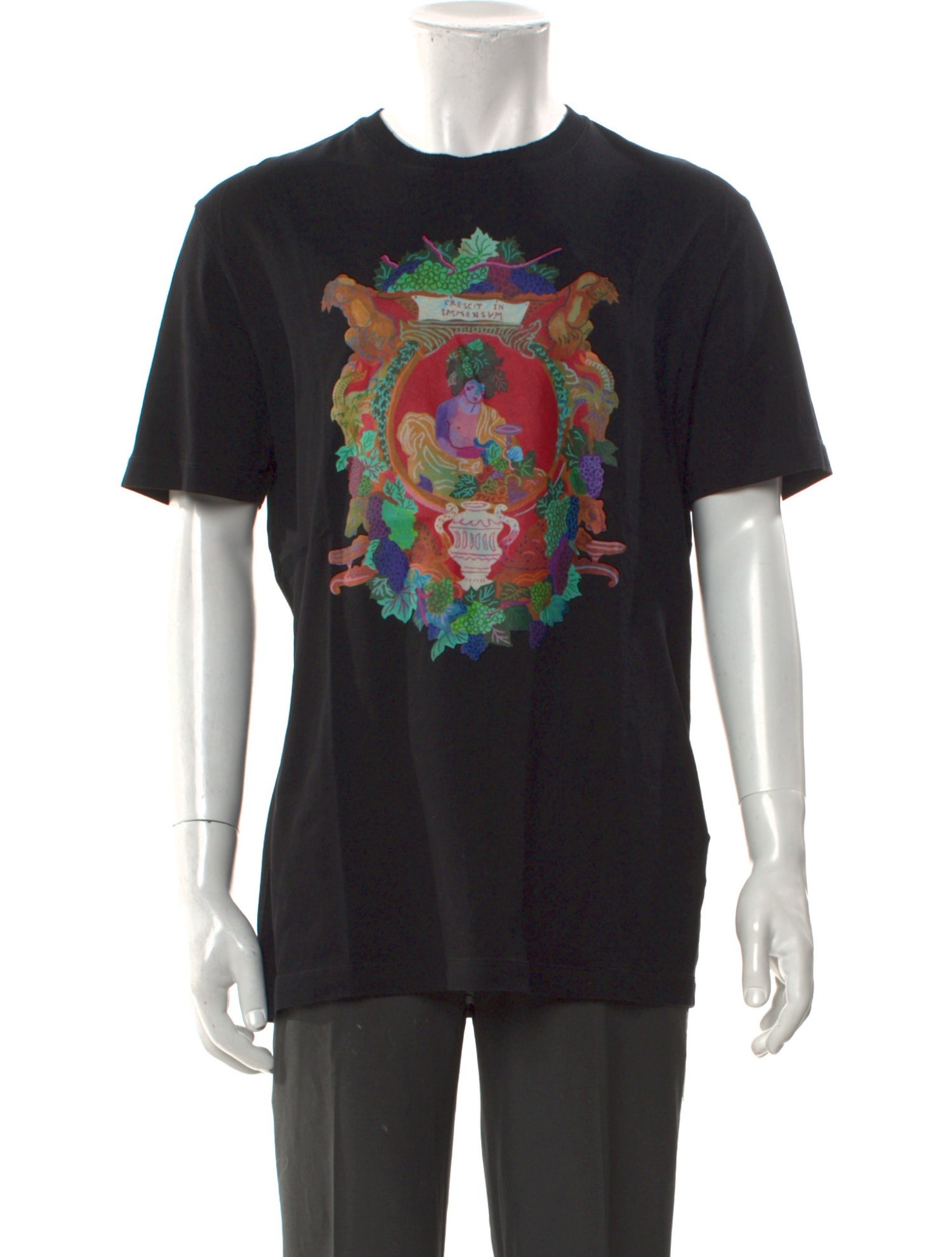 Versace Graphic Print Crew Neck T-Shirt