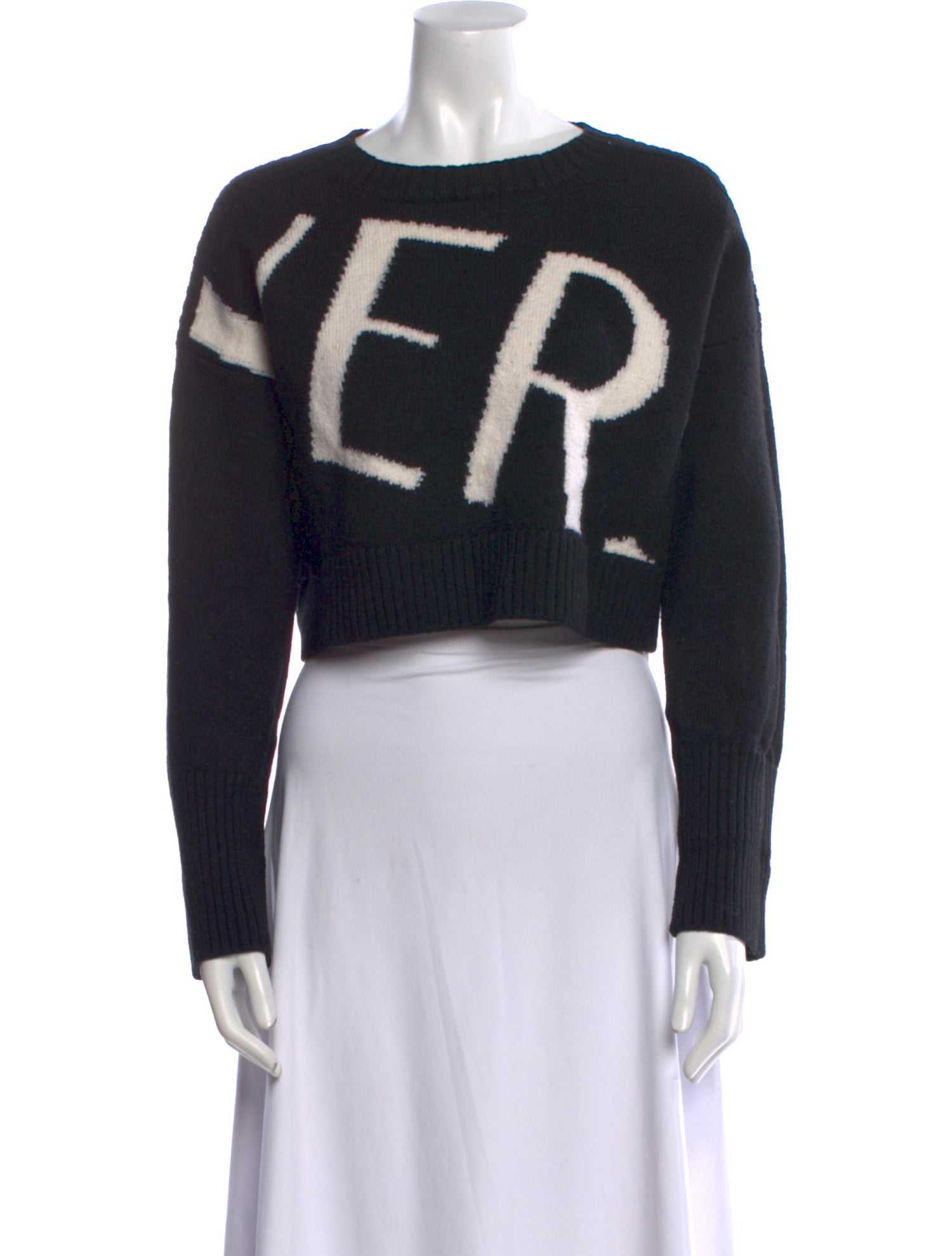 Versace Wool Graphic Print Sweater