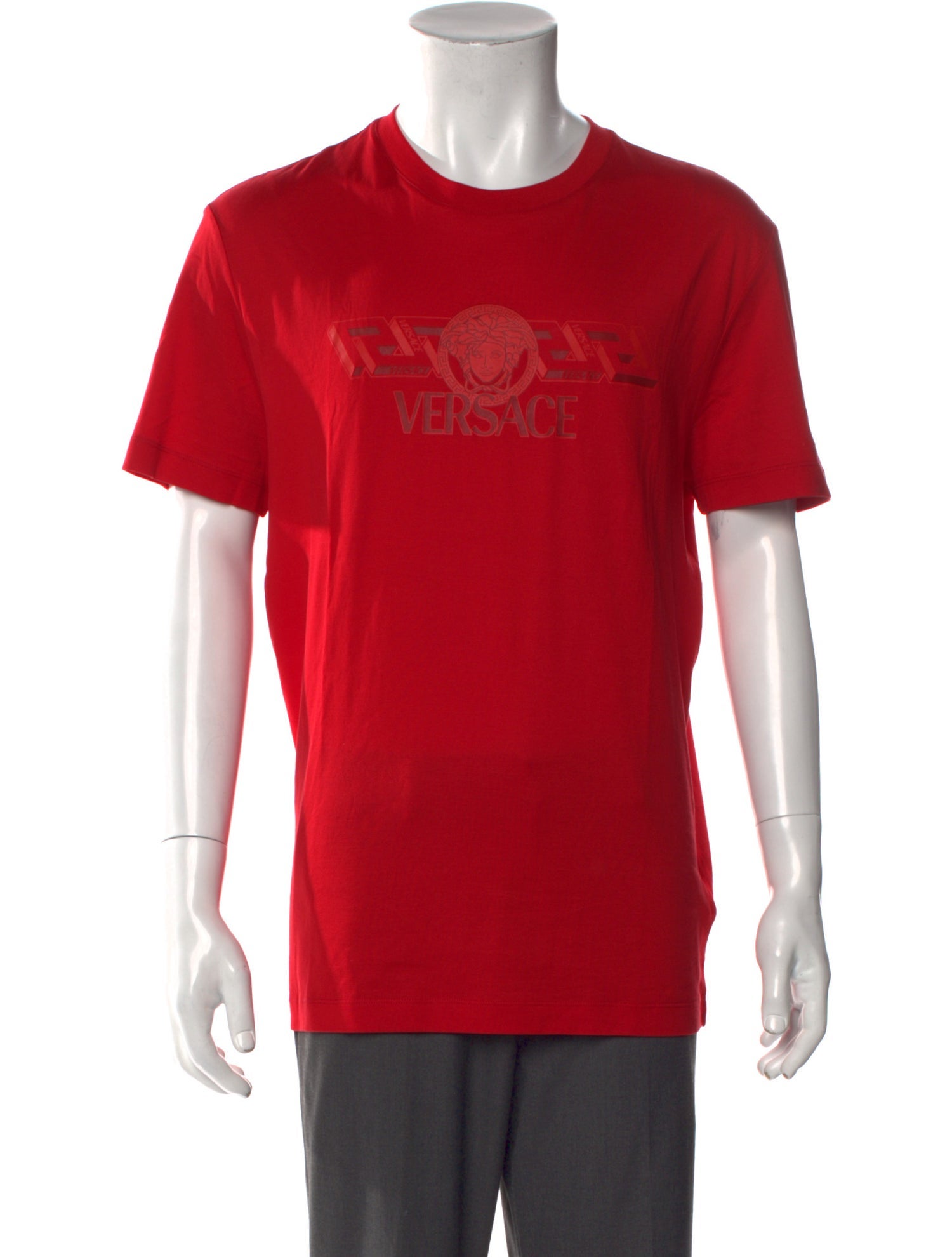 Versace Graphic Print Crew Neck T-Shirt