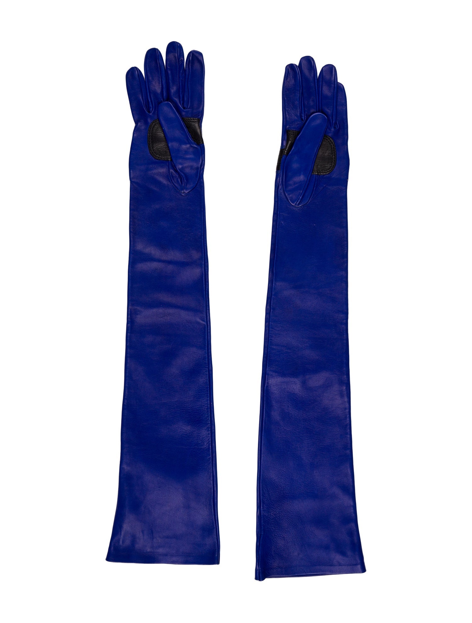 Versace Leather Long Gloves