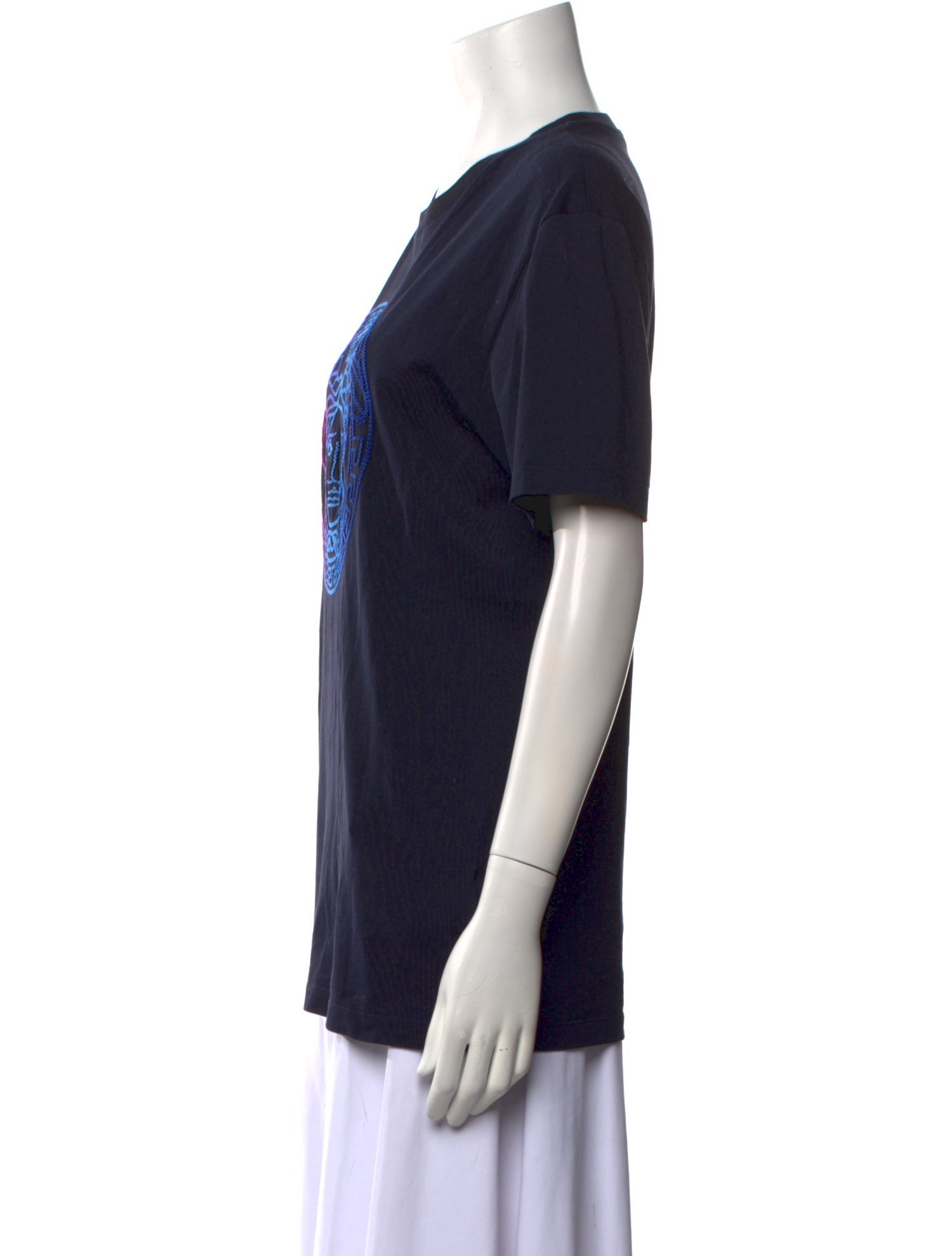 Versace Graphic Print Crew Neck T-Shirt