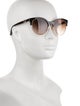 Versace Greca Pattern Wayfarer Sunglasses