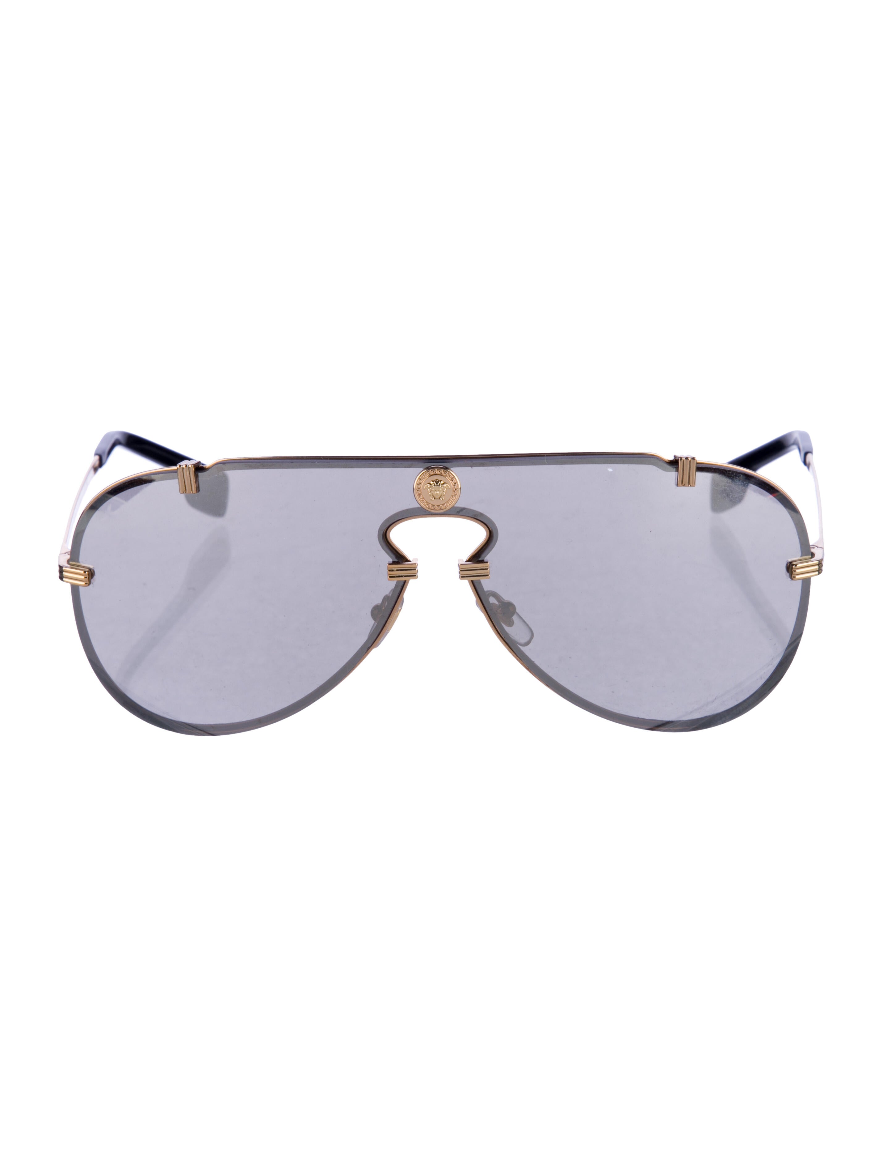 Versace Medusa Insignia Shield Sunglasses