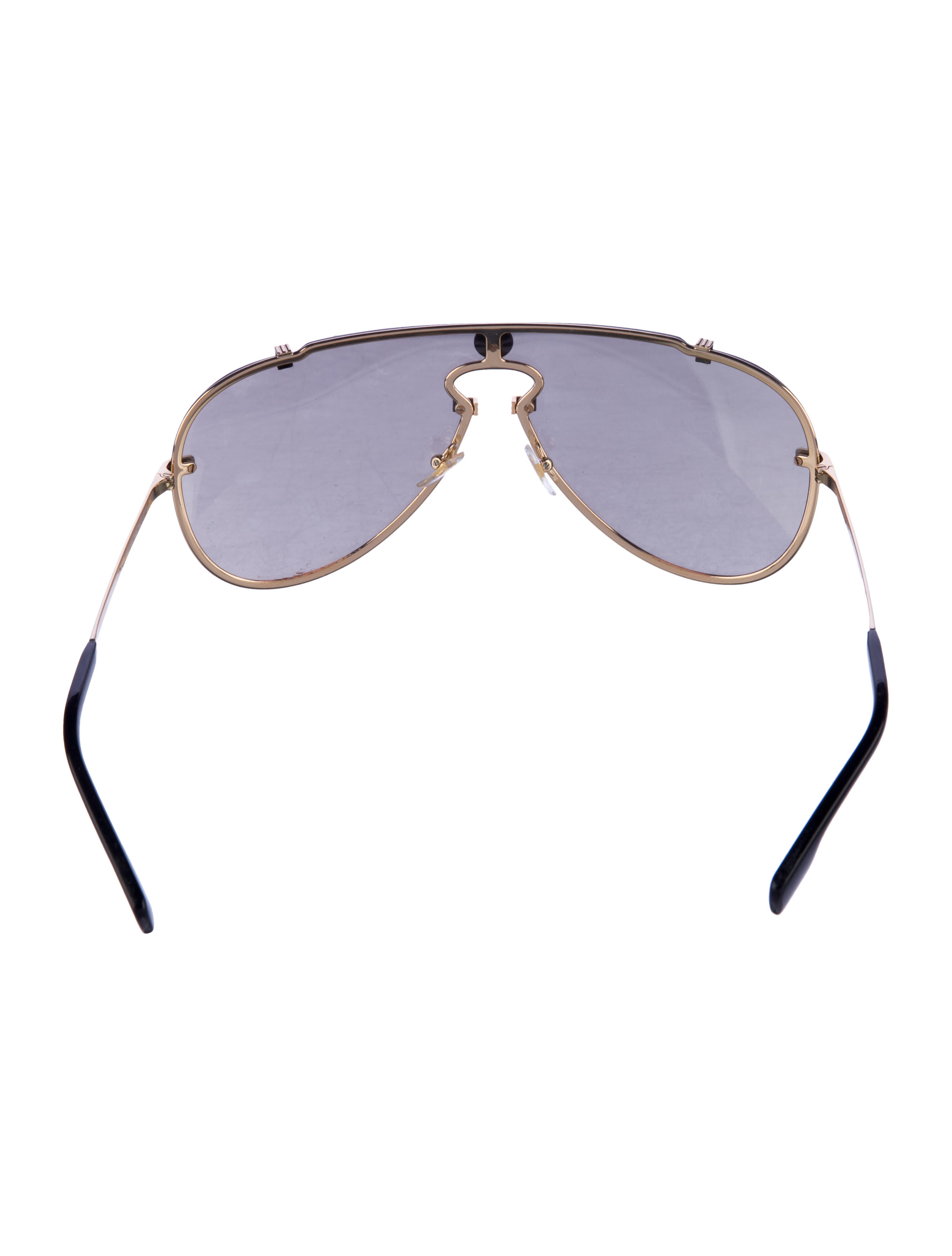 Versace Medusa Insignia Shield Sunglasses