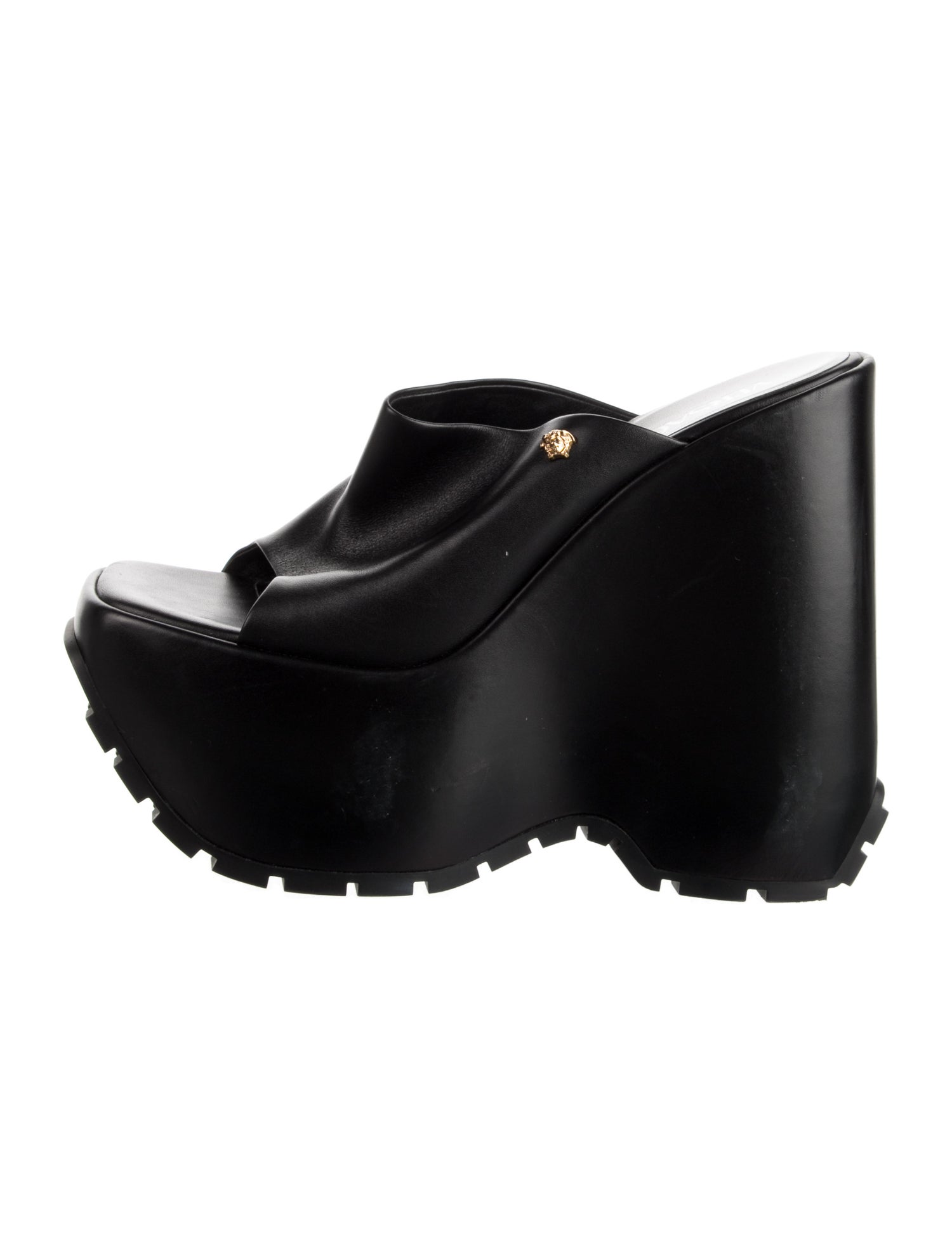 Versace Leather Slides