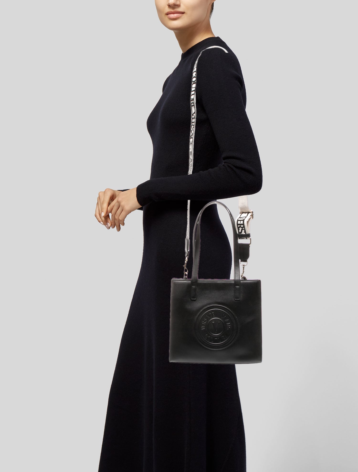 Versace Leather Shoulder Bag