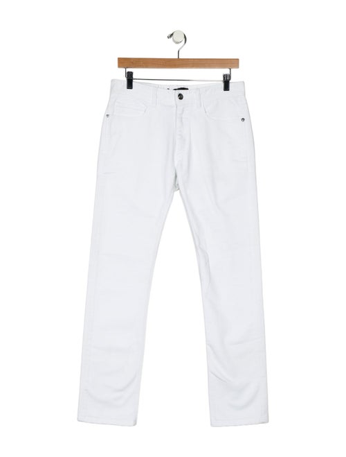 Versace Mid-Rise Straight Leg Jeans