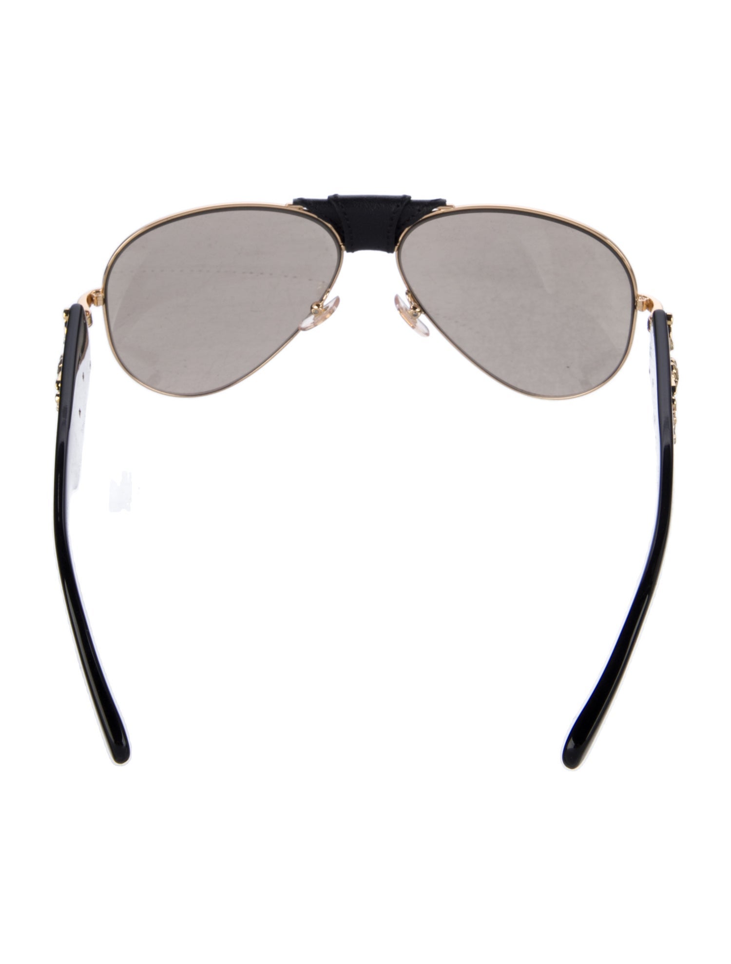 Versace Medusa Insignia Aviator Sunglasses