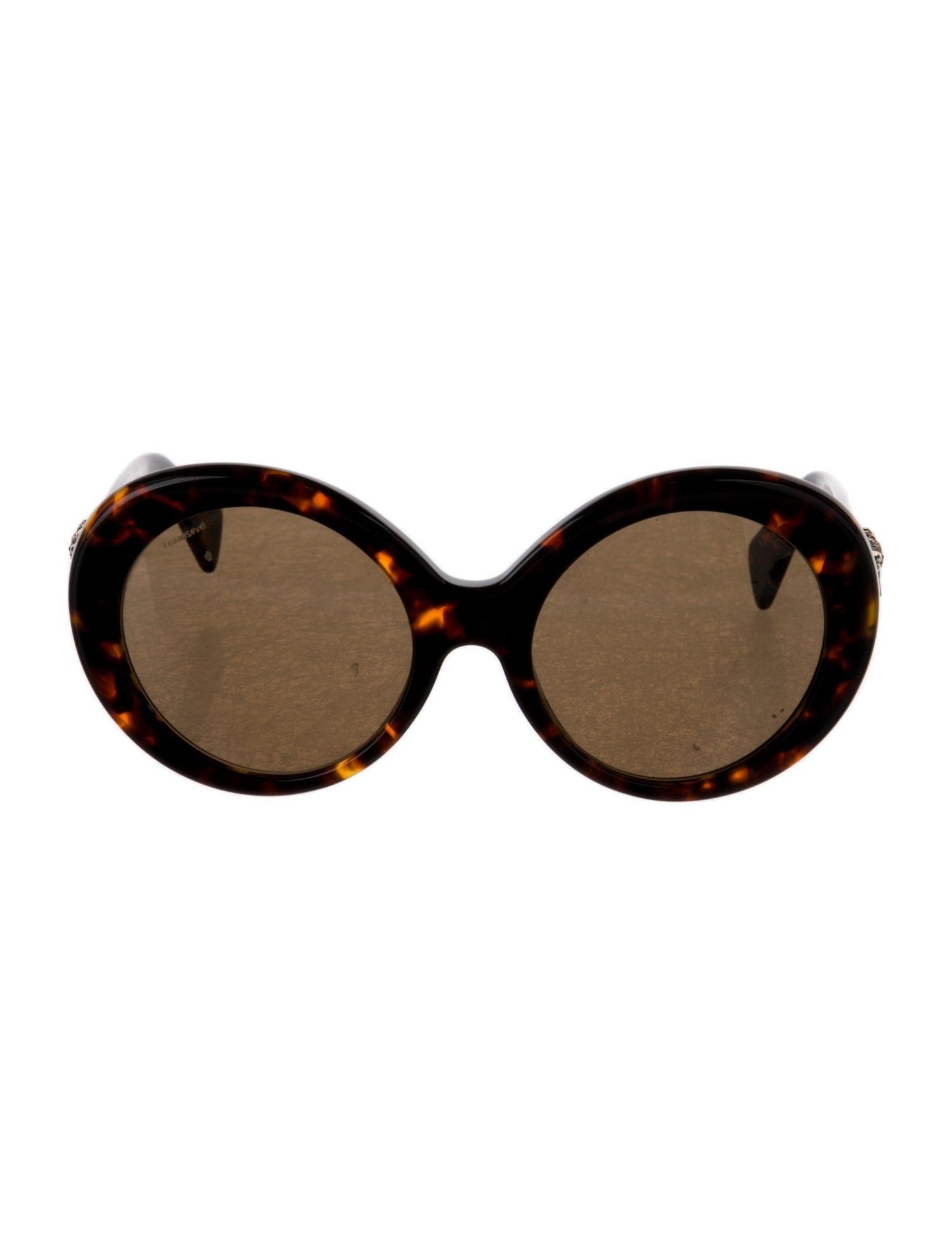 Versace Round Tinted Sunglasses