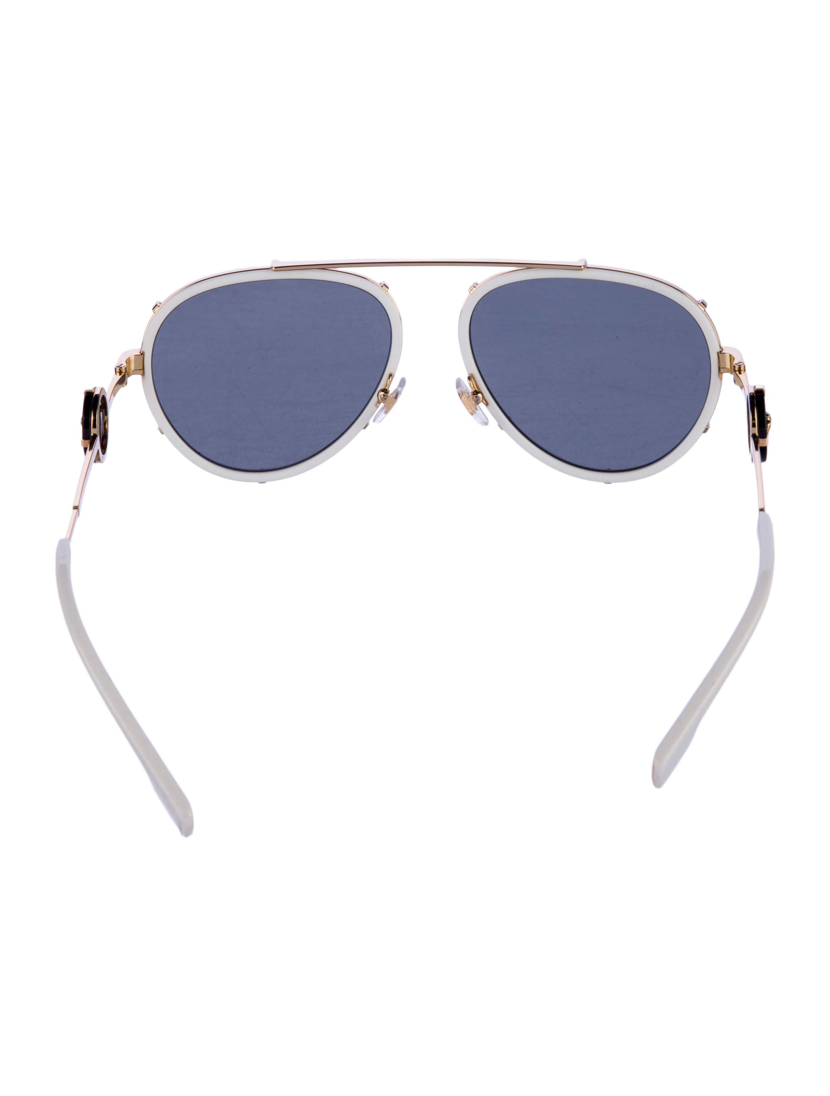Versace Aviator Tinted Sunglasses