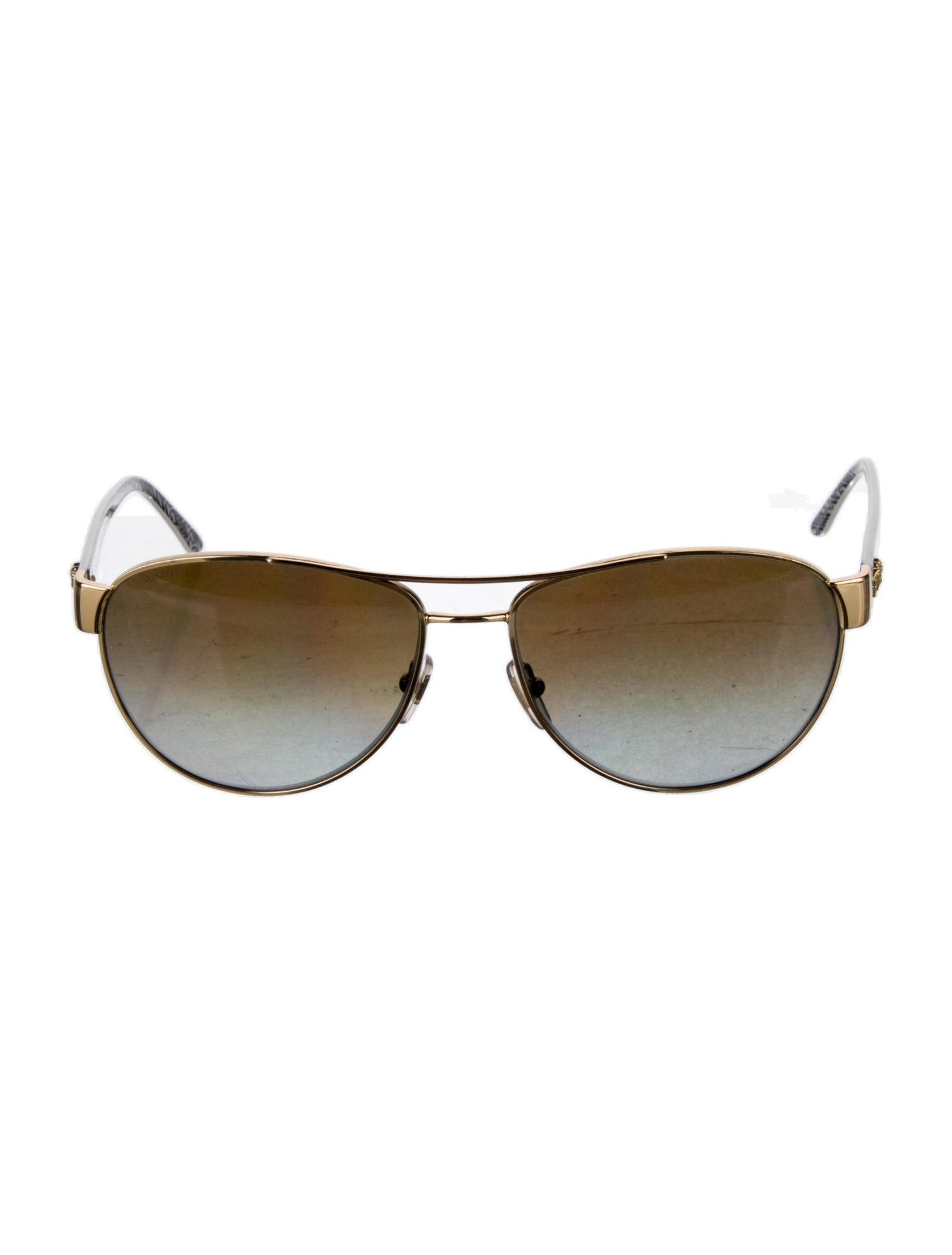 Versace Aviator Gradient Sunglasses