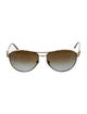 Versace Aviator Gradient Sunglasses