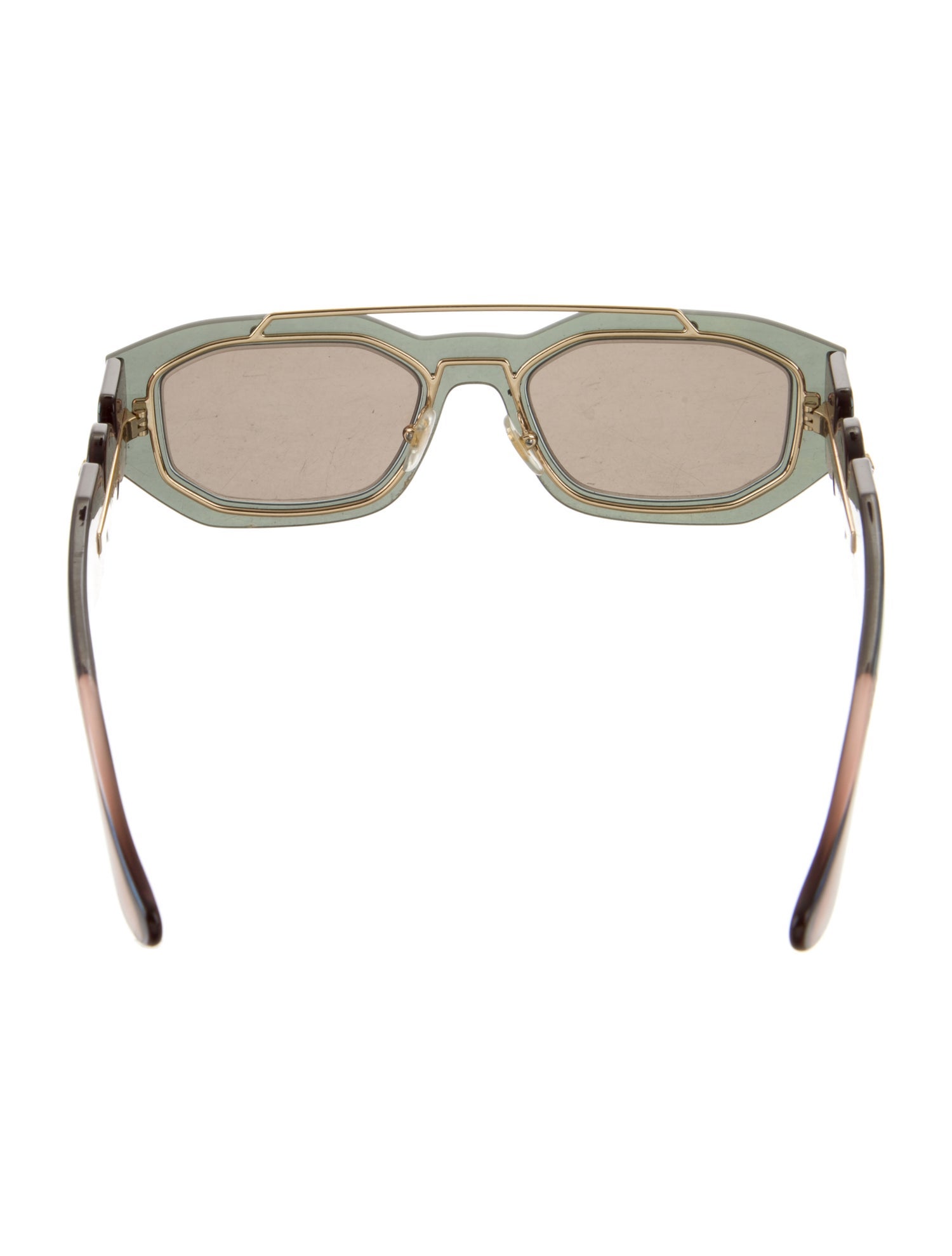 Versace Shield Tinted Sunglasses