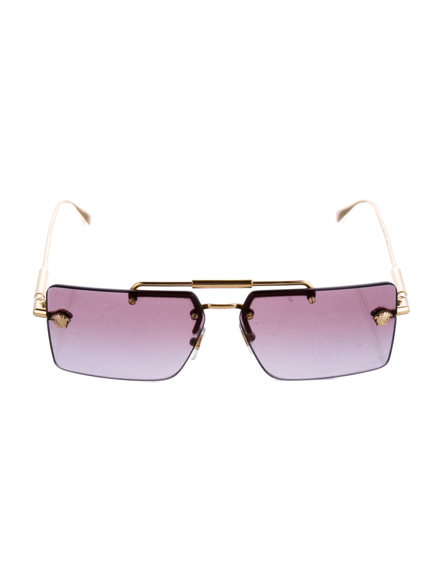 Versace Square Gradient Sunglasses