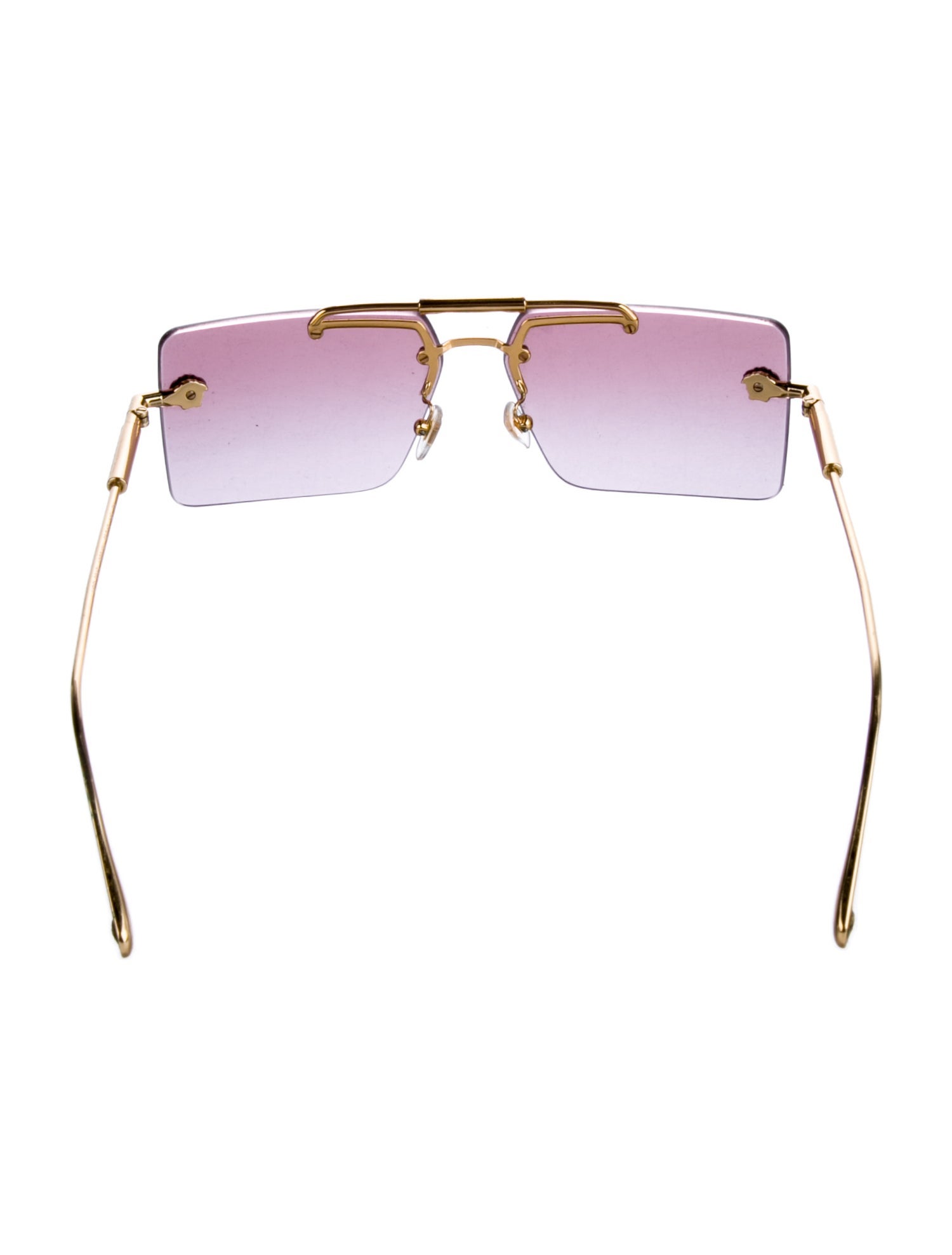 Versace Square Gradient Sunglasses