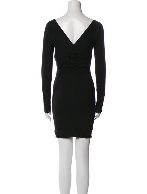 Versace Bateau Neckline Mini Dress