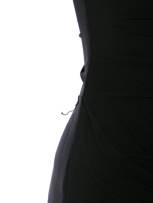 Versace Bateau Neckline Mini Dress