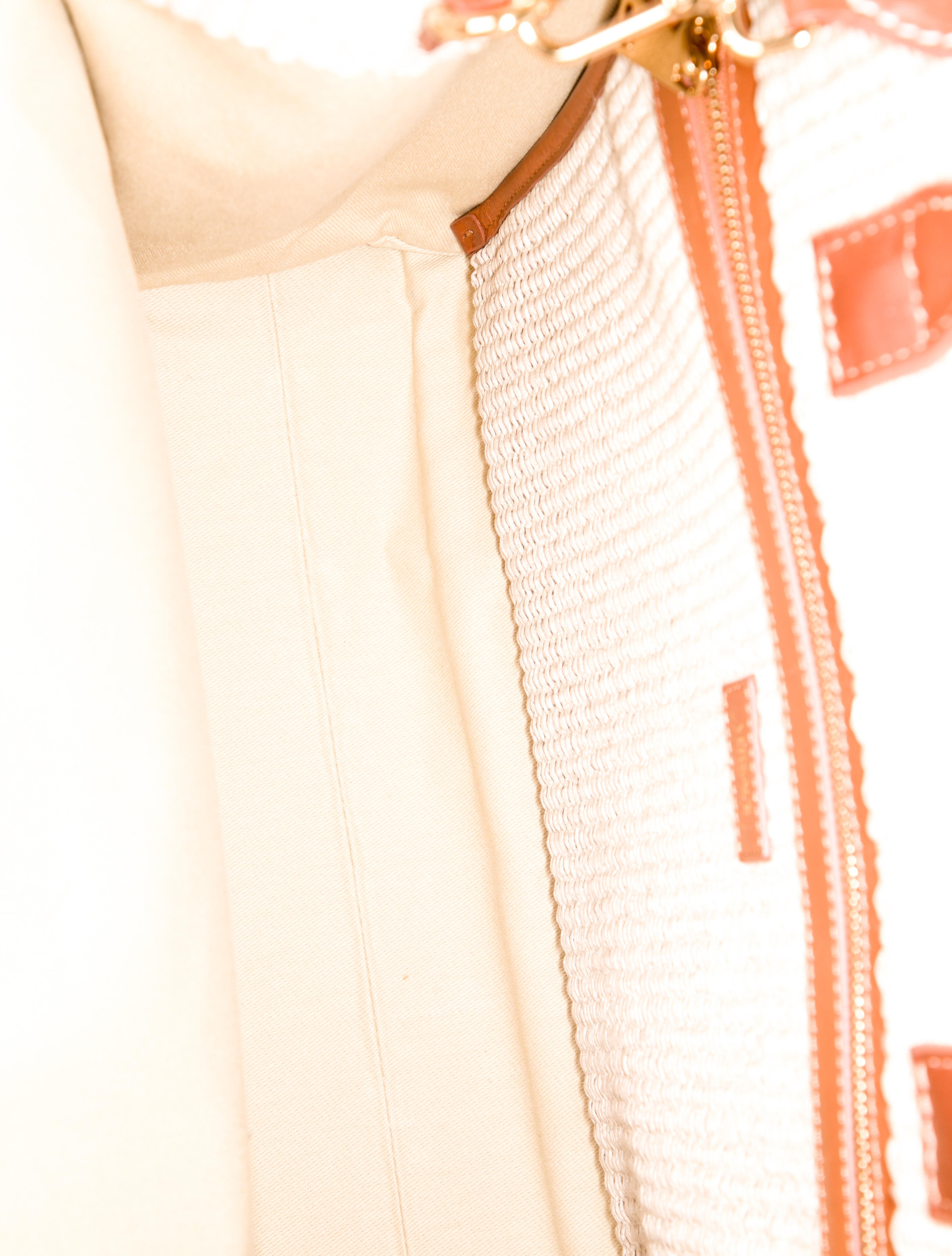 Versace Raffia Messenger Bag