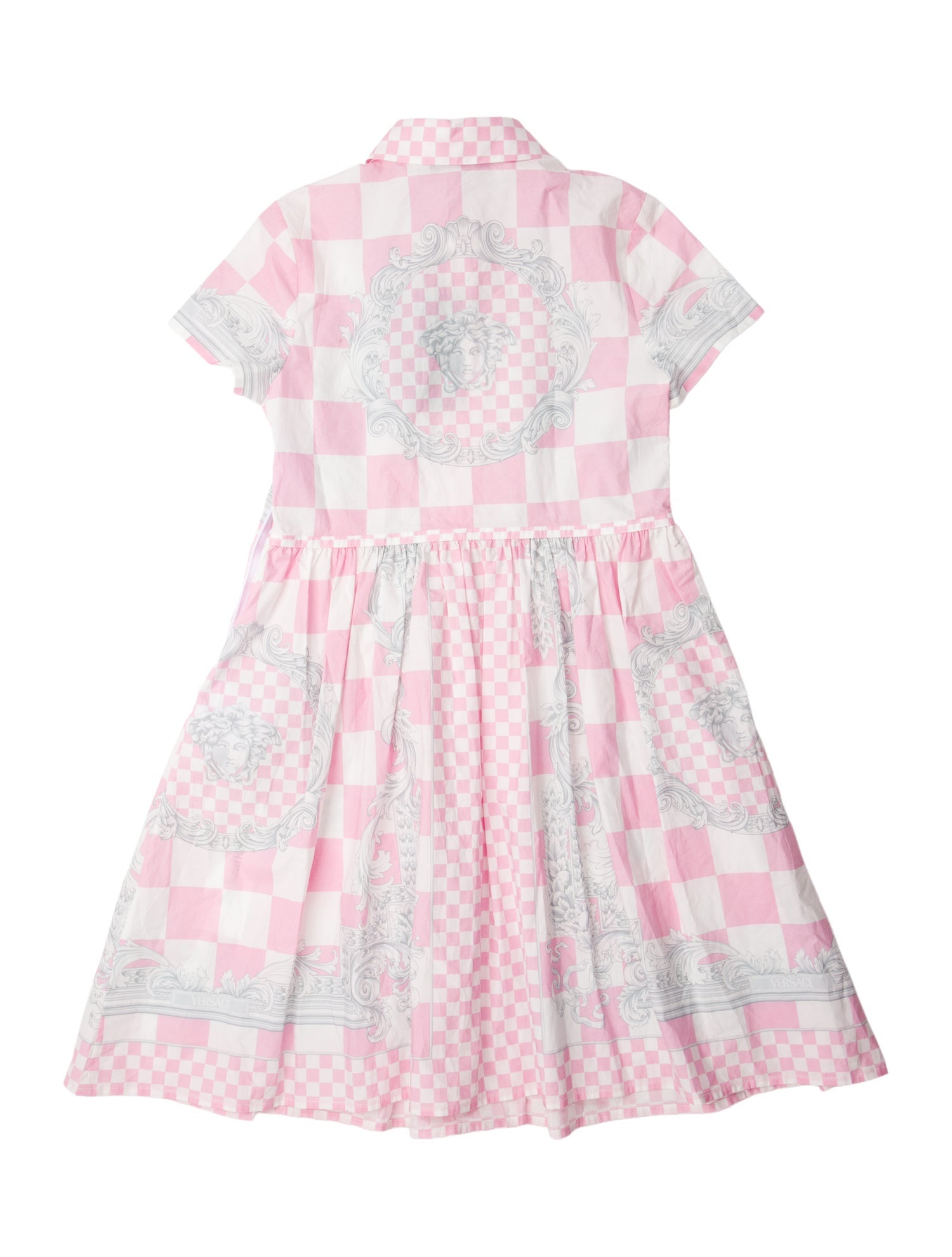 Versace Plaid Print Mini Dress w/ Tags