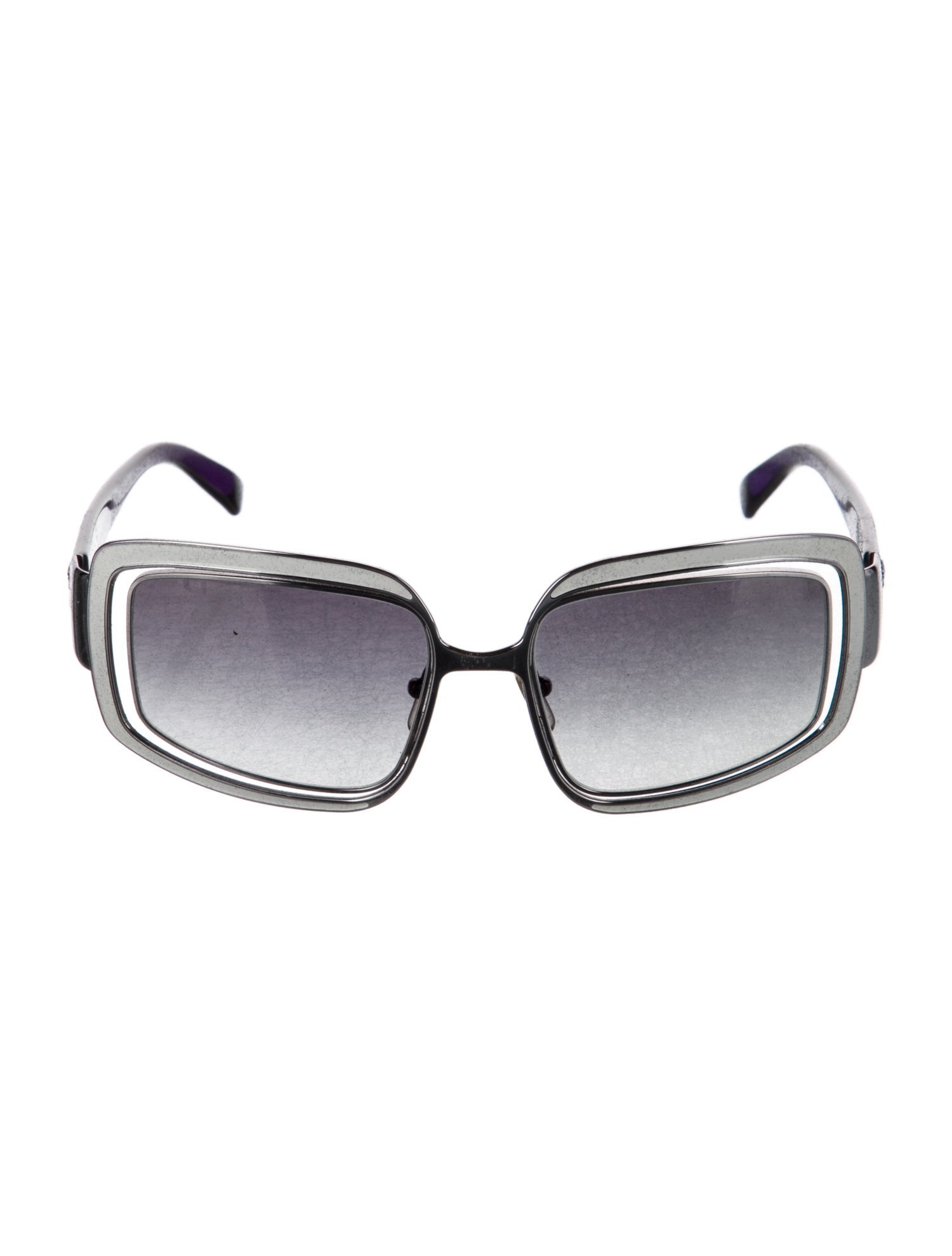 Versace Square Gradient Sunglasses