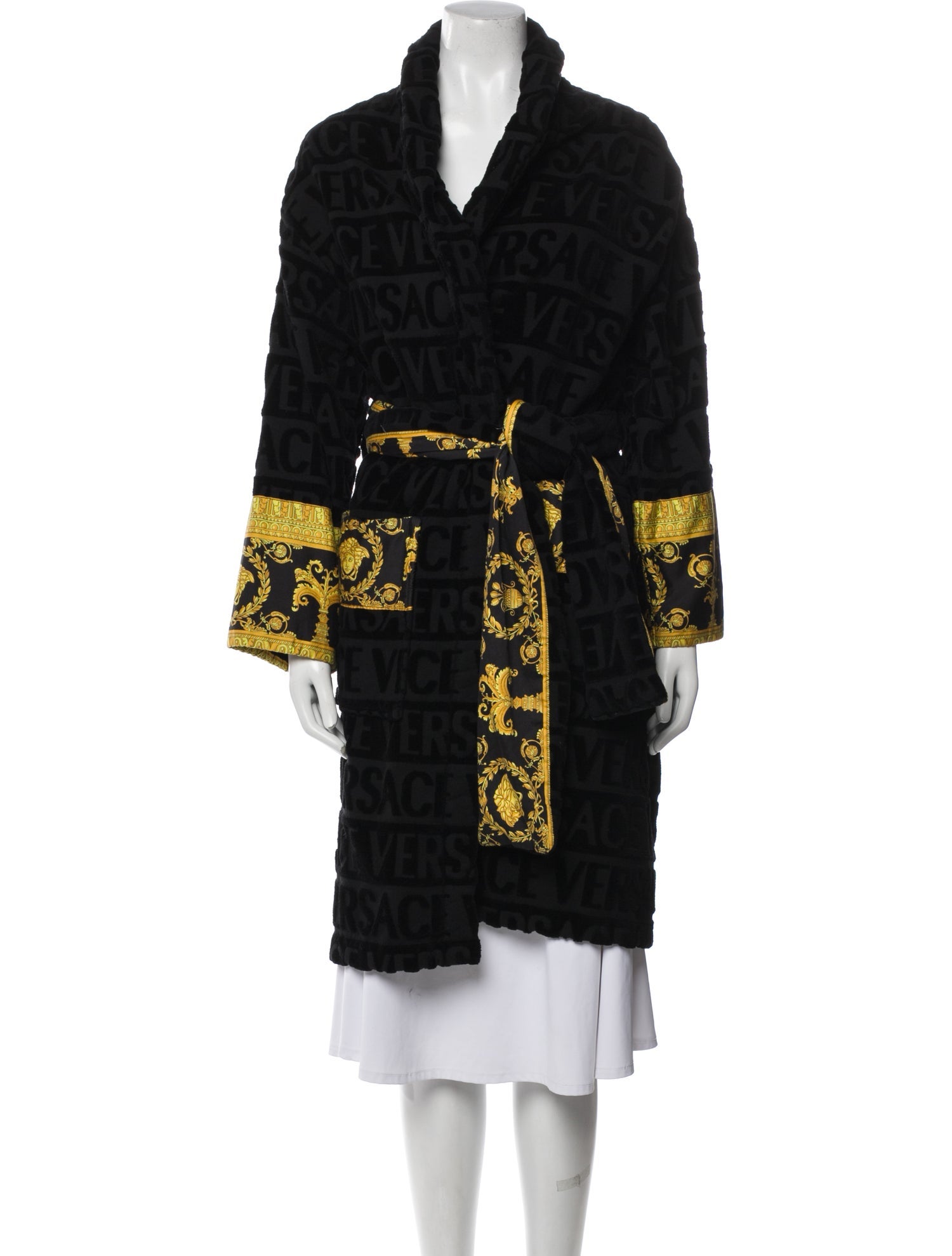 Versace Graphic Print Robe
