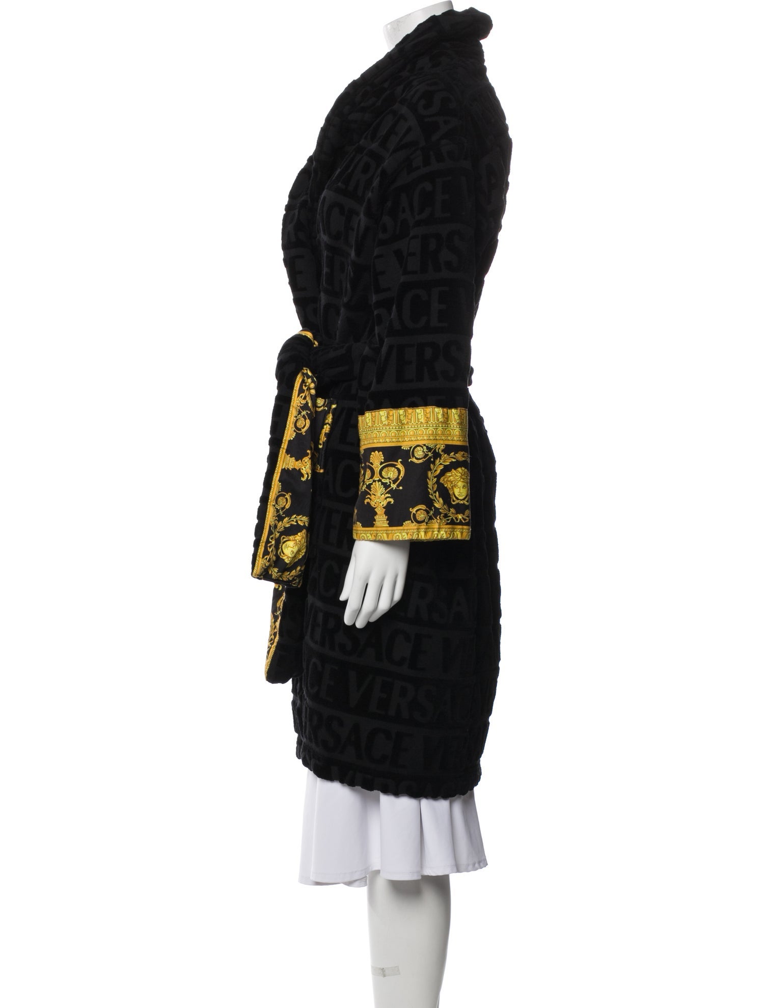 Versace Graphic Print Robe
