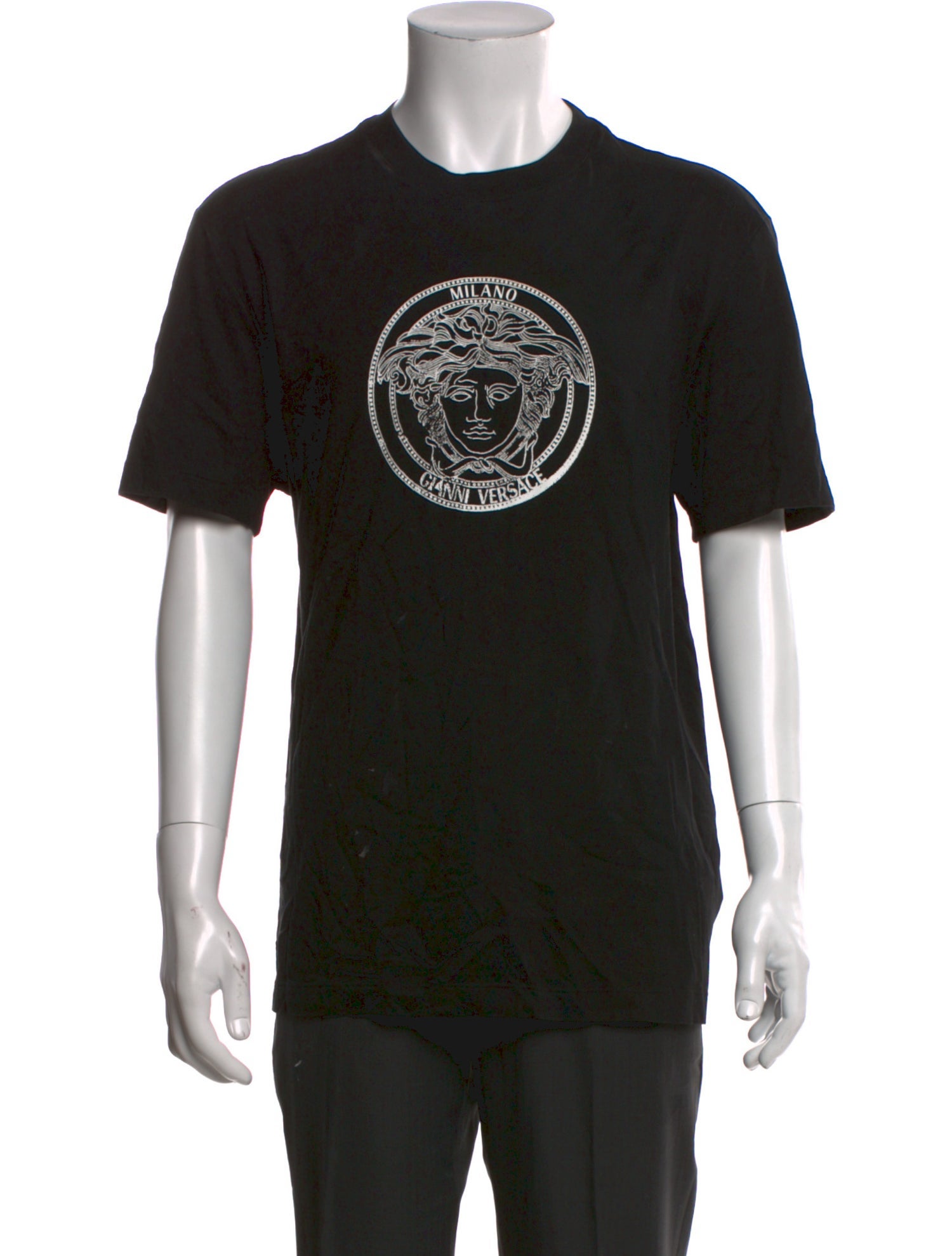 Versace Graphic Print Crew Neck T-Shirt