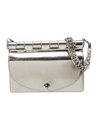 Versace Patent Leather Shoulder Bag