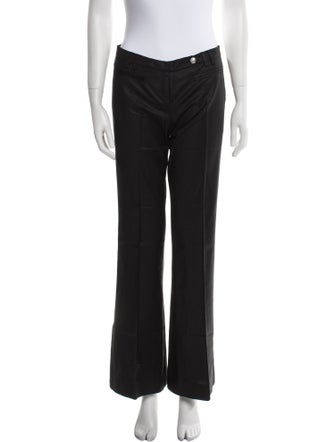 Versace Wool Wide Leg Pants