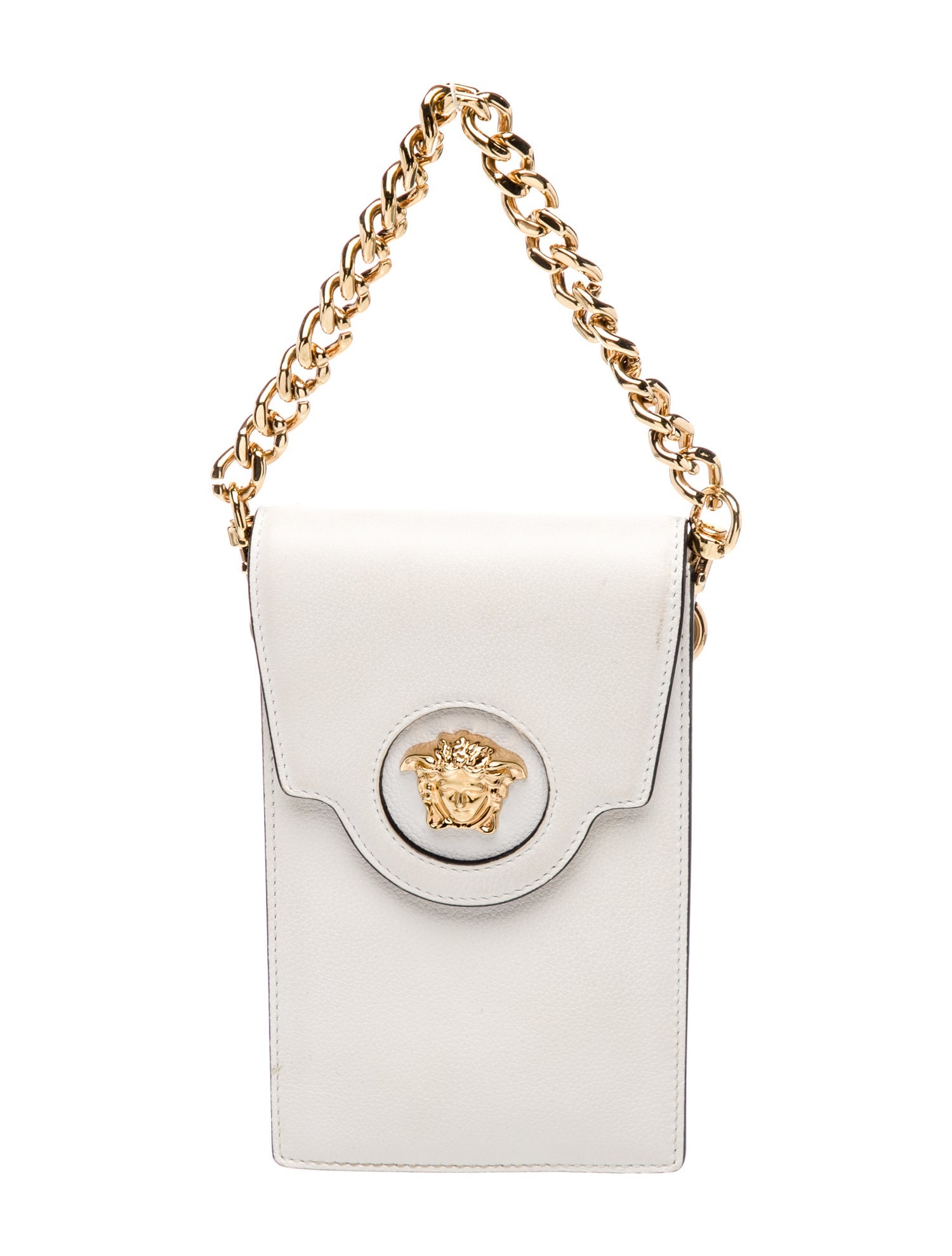 Versace Leather Top Handle Bag