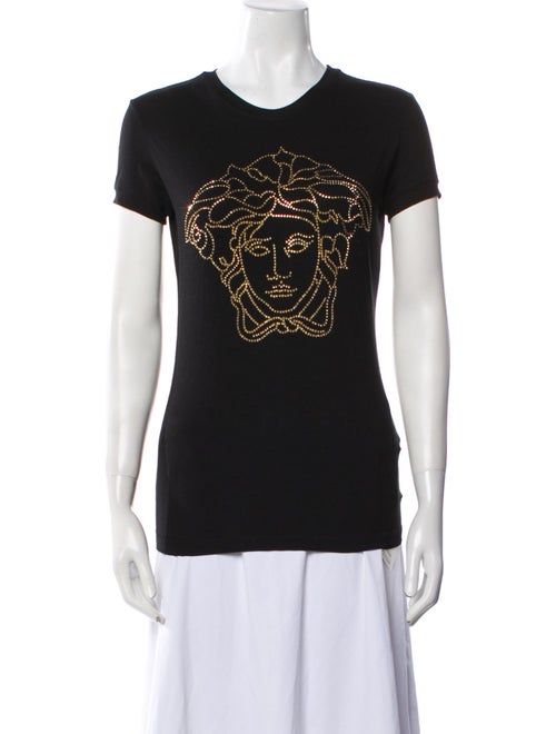 Versace Graphic Print Crew Neck T-Shirt