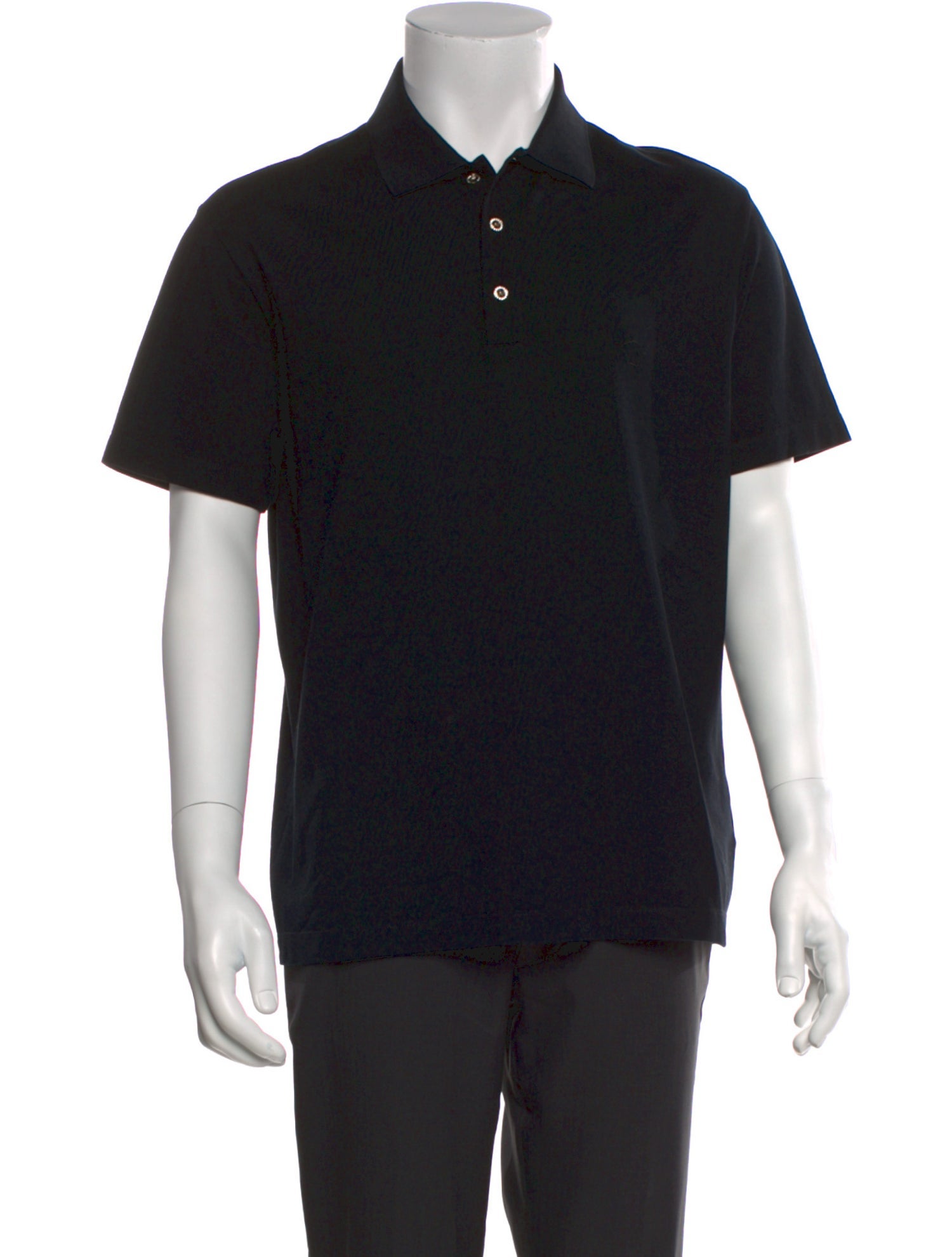 Versace Crew Neck Short Sleeve Polo Shirt