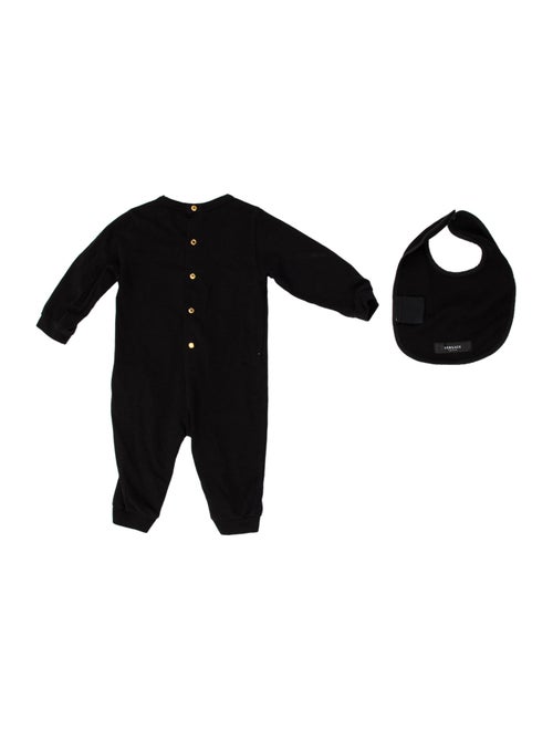 Versace Two Piece Onesie And Bib Set