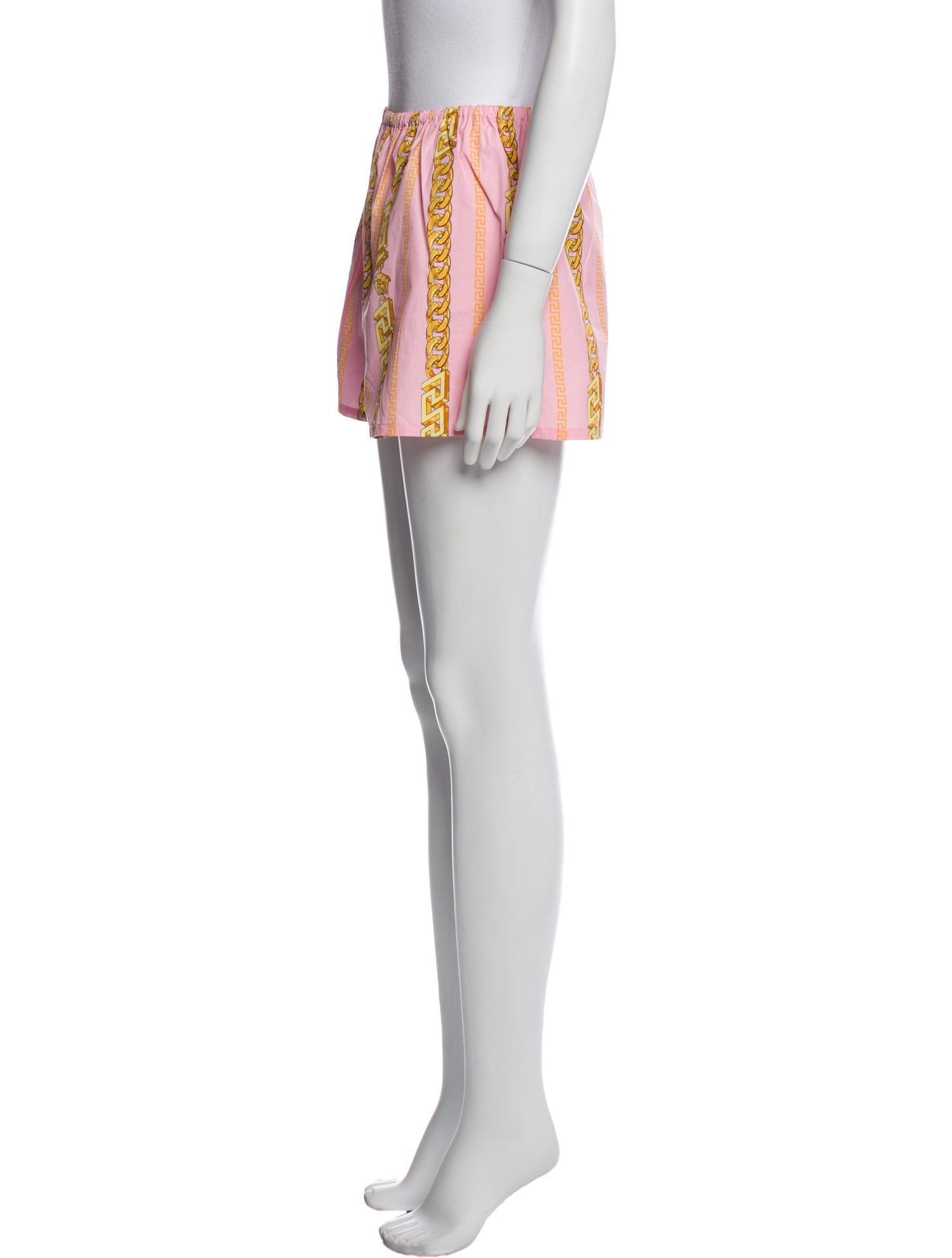 Versace Printed Mini Shorts w/ Tags