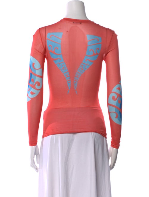 Versace Printed Crew Neck Sweatshirt