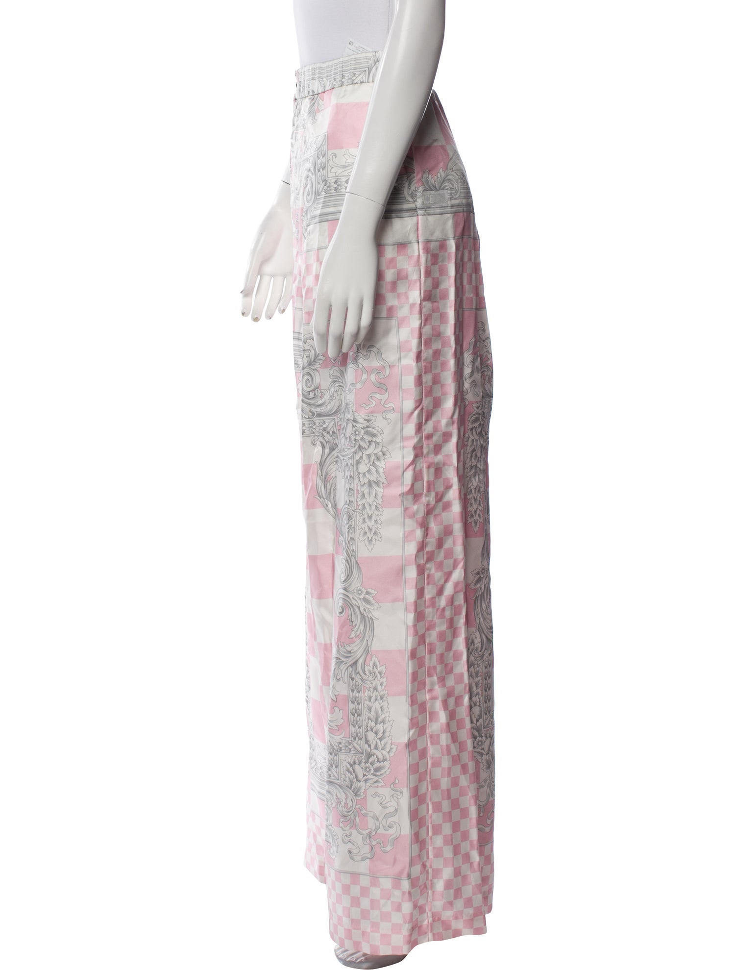 Versace Silk Wide Leg Pants w/ Tags