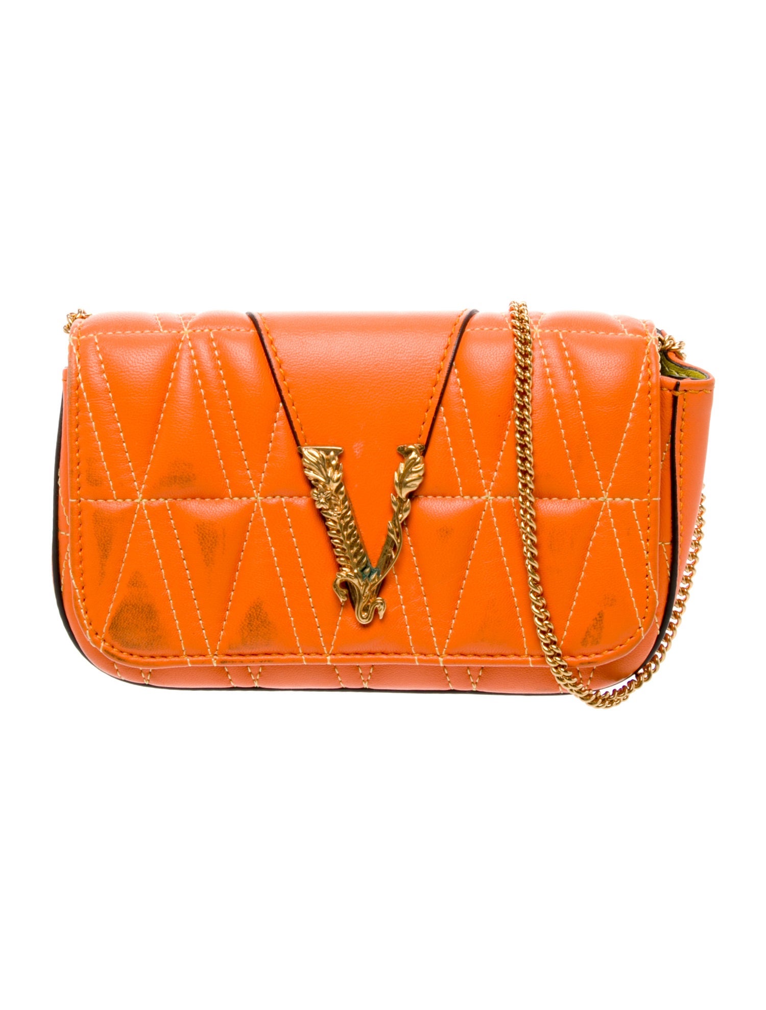 Versace Leather Clutch