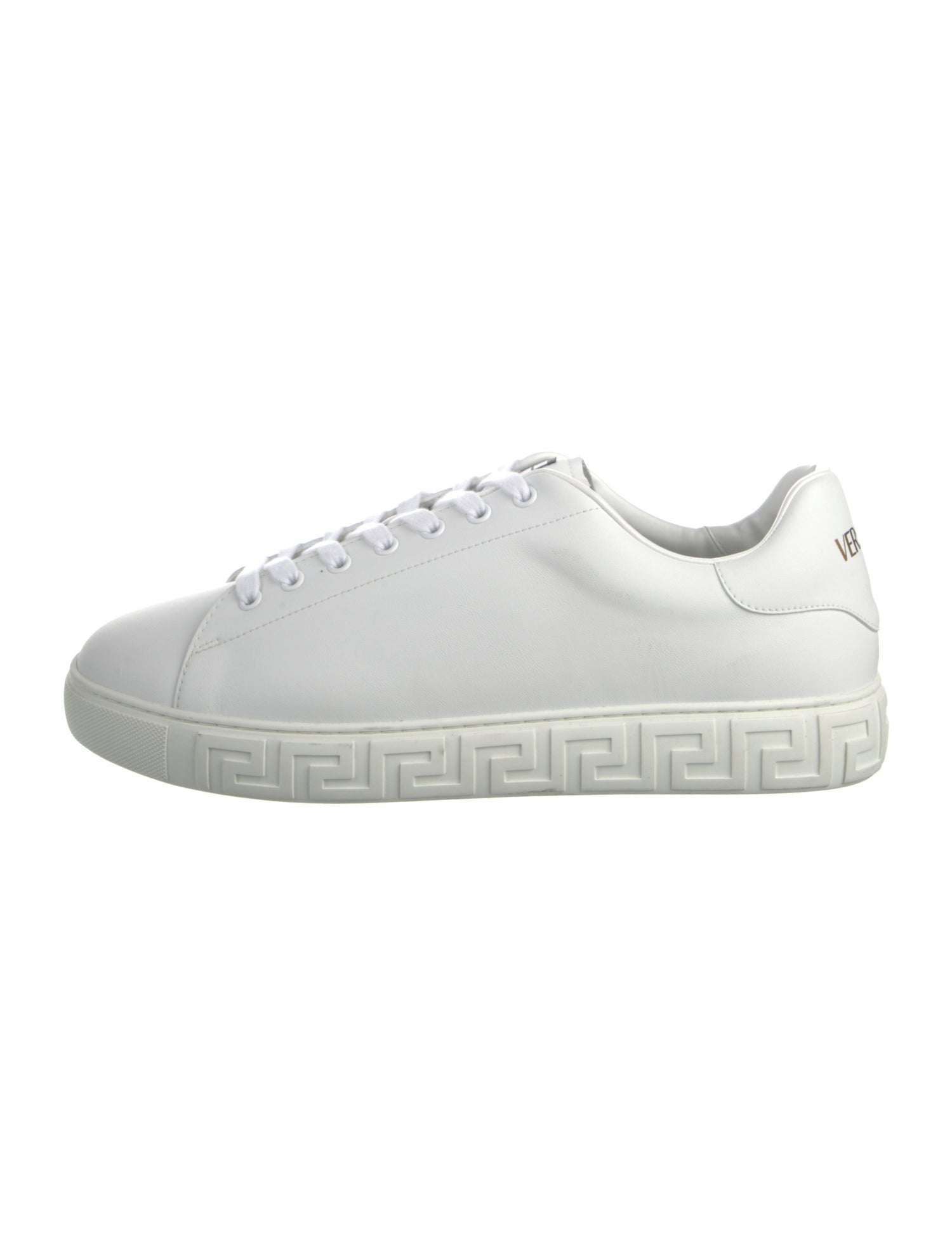 Versace Medusa Insignia Leather Sneakers