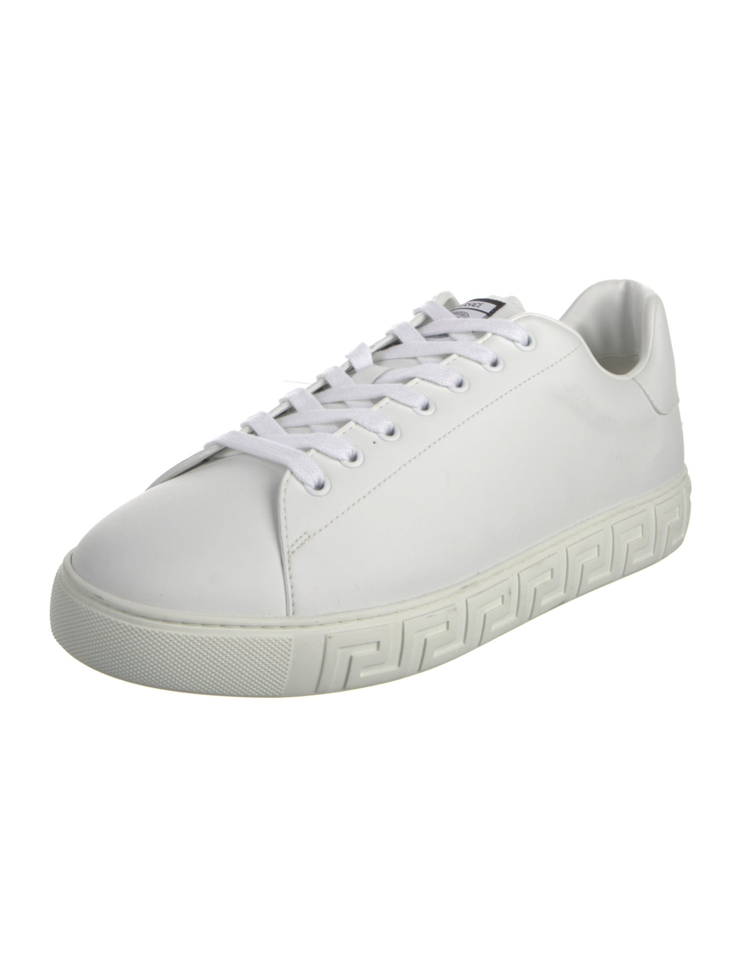 Versace Medusa Insignia Leather Sneakers