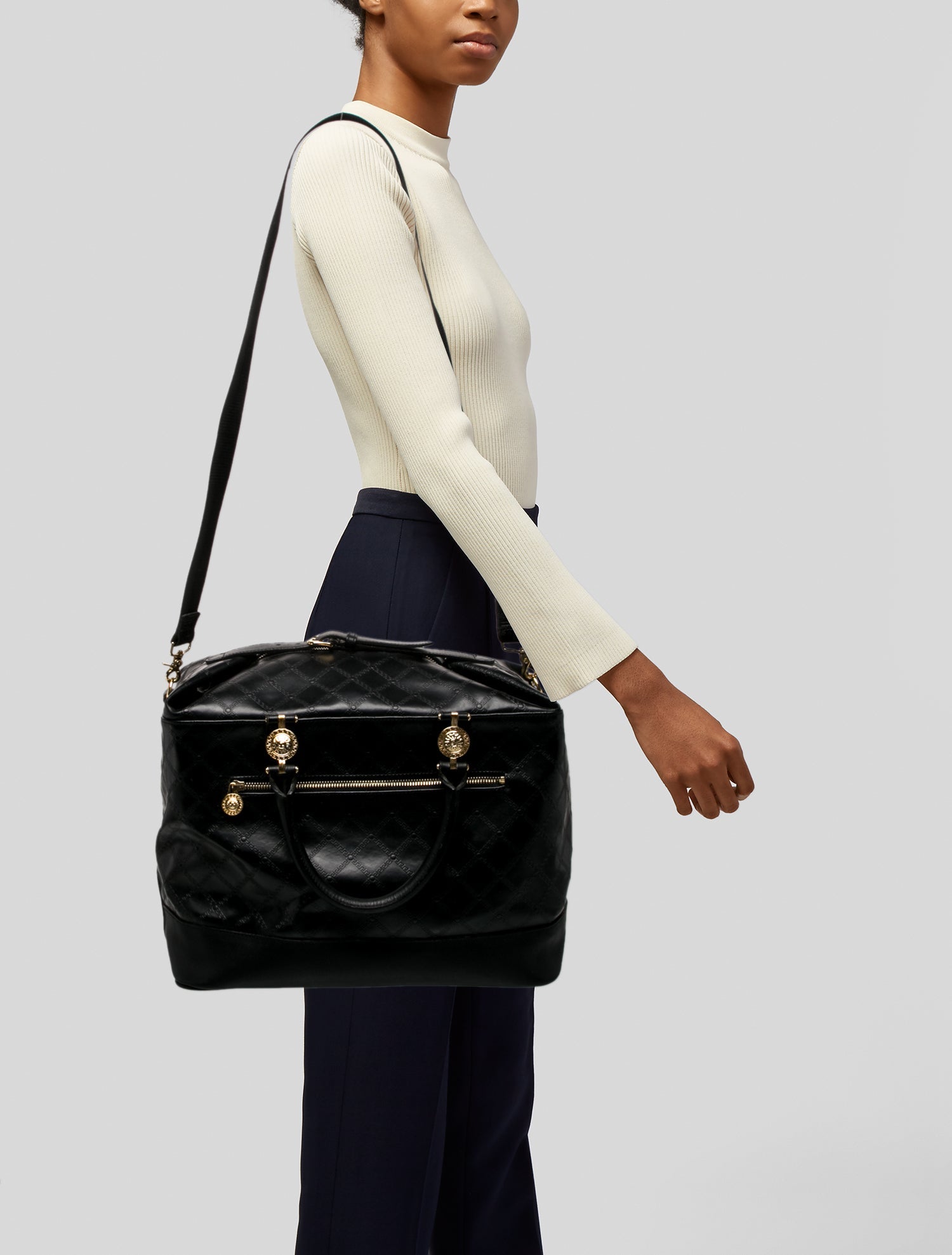 Gianni Versace Greca Crossbody Bag